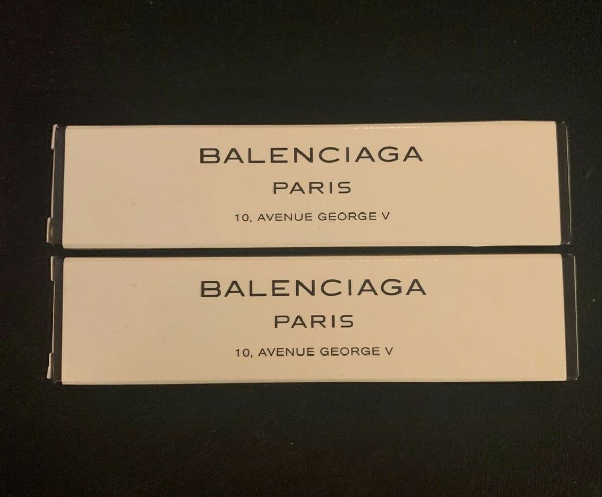 Balenciaga Paris 10, Avenue George V Eau de Parfum. Lot of 2. 0.13 fl. oz. each.