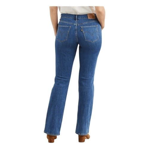 Levi's 315 Booty Shaping Bootcut Jeans Blue Dark Wash High Rise Stretch 31 thumbnail 4
