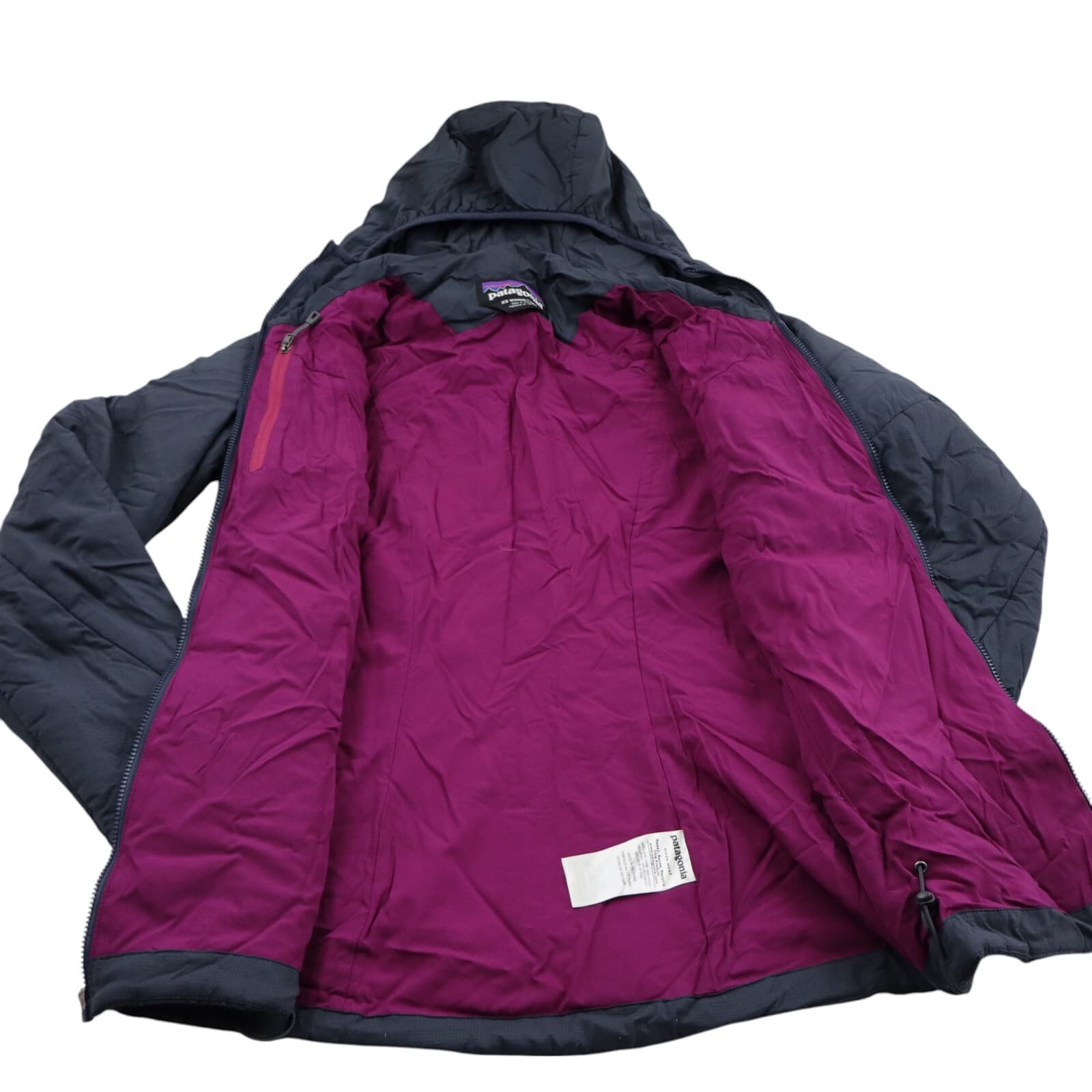 Patagonia Nano-Air Puffer Insulated Ultralight Hoody Jacket Coat Womens XS Gray thumbnail 9