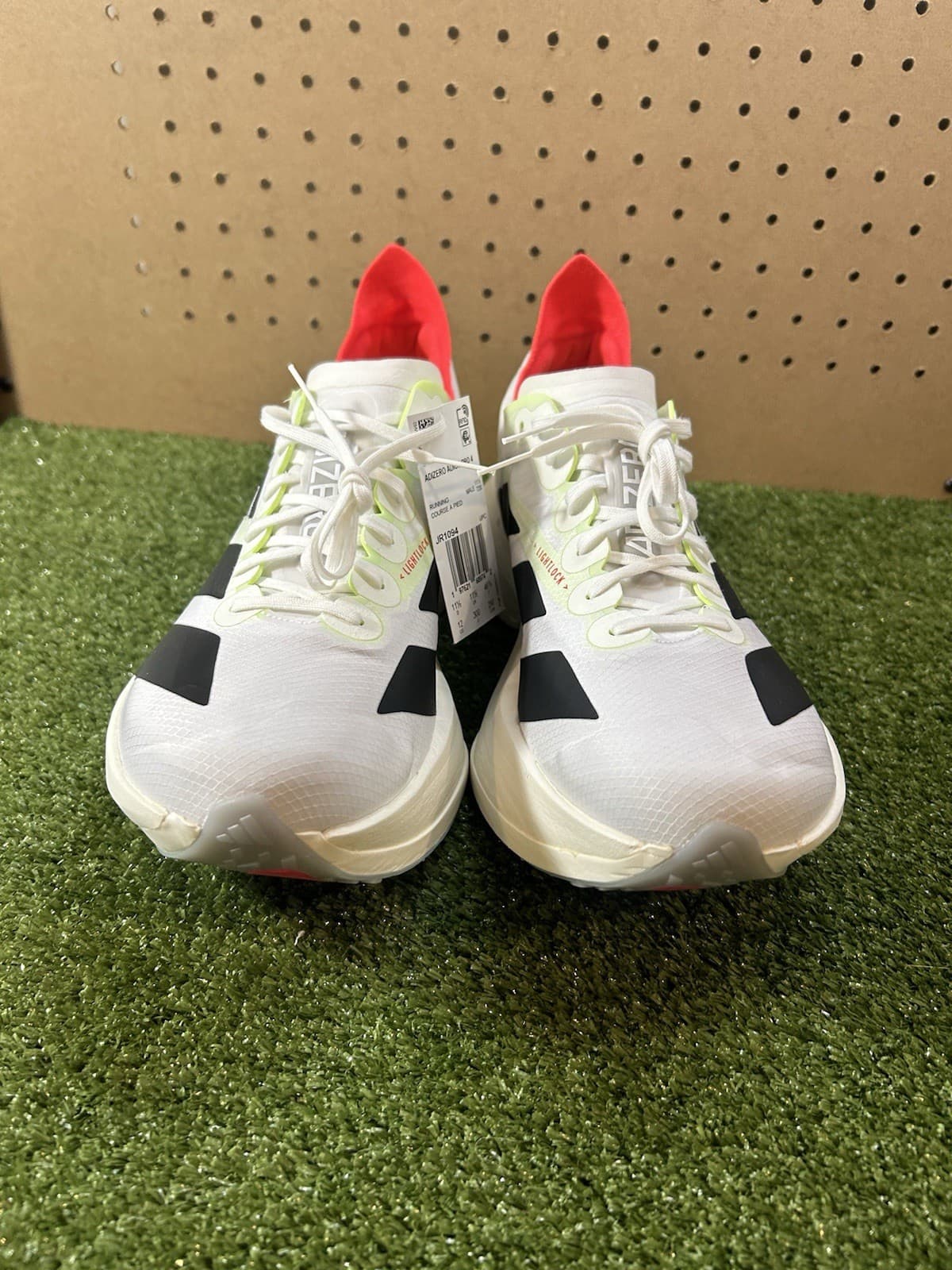 Size 12 - adidas Adizero Adios Pro 4 Men’s Road Running Shoes White Black Red thumbnail 6