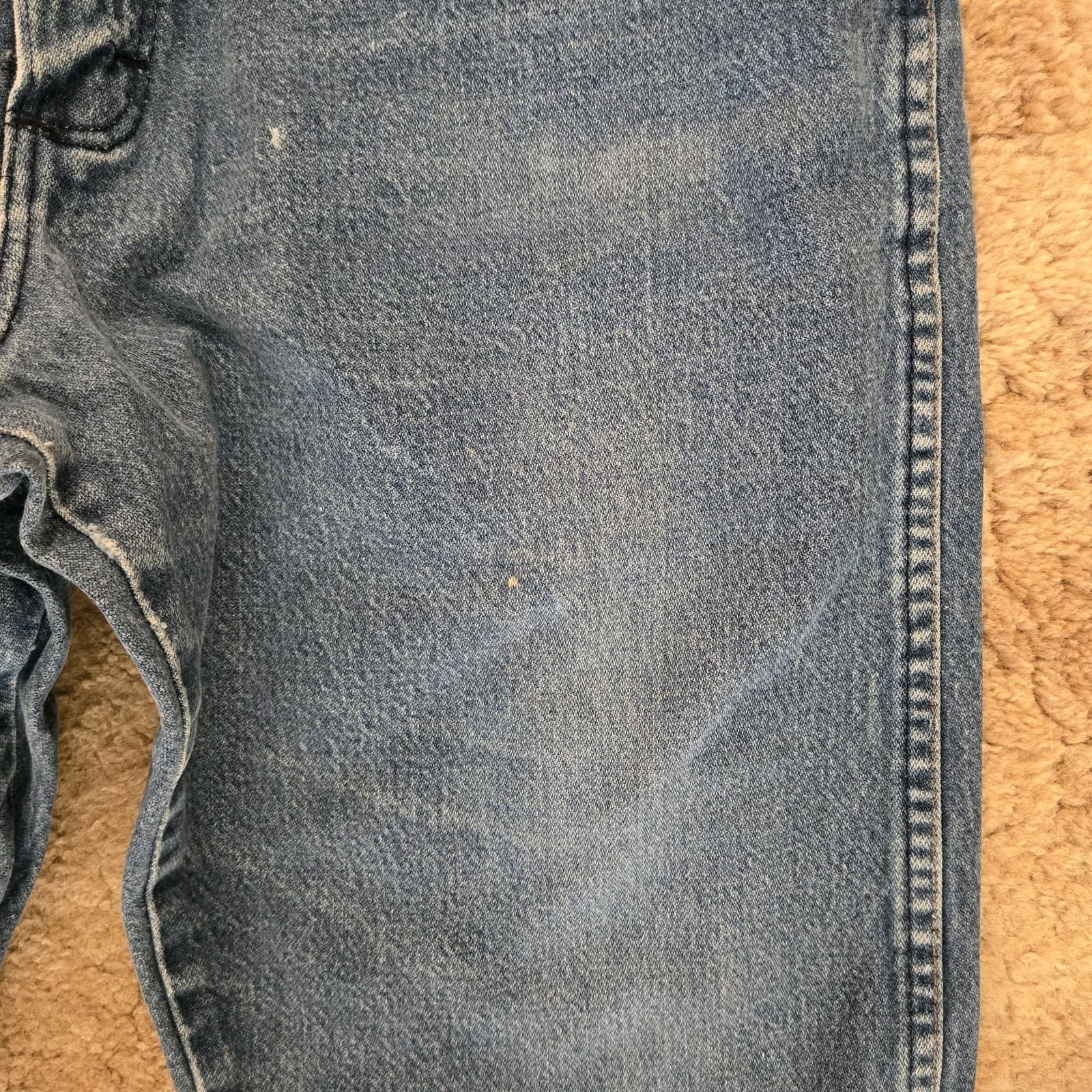 Wrangler Mens Cowboy Cut Original Fit 13MWZPW Distressed Denim Jeans Size 36x38 thumbnail 6