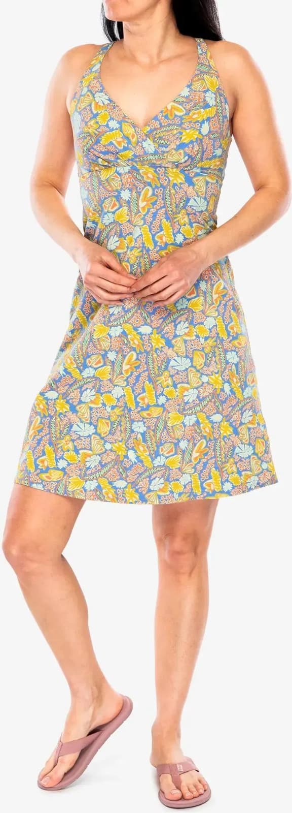 Patagonia NWT Amber Dawn Dress in Abundant Blue Women’s Size S