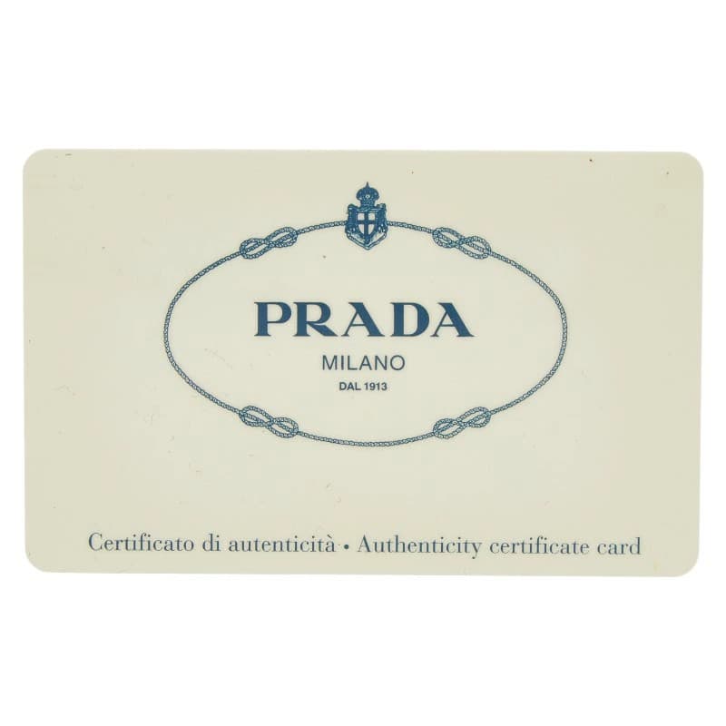 Prada Triangular Logo Plate Shoulder Bag Khaki Green Nylon Vintage Authentic thumbnail 9