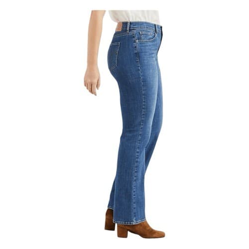Levi's 315 Booty Shaping Bootcut Jeans Blue Dark Wash High Rise Stretch 31 thumbnail 2