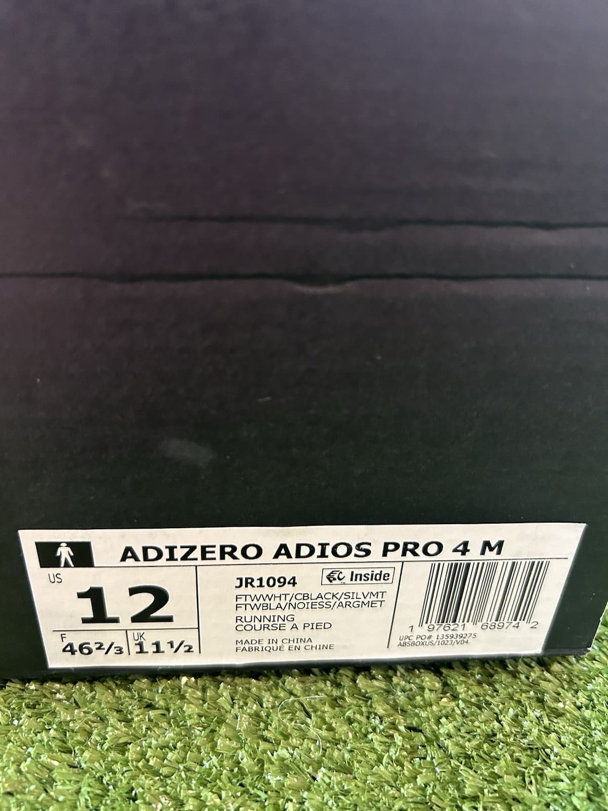 Size 12 - adidas Adizero Adios Pro 4 Men’s Road Running Shoes White Black Red thumbnail 11