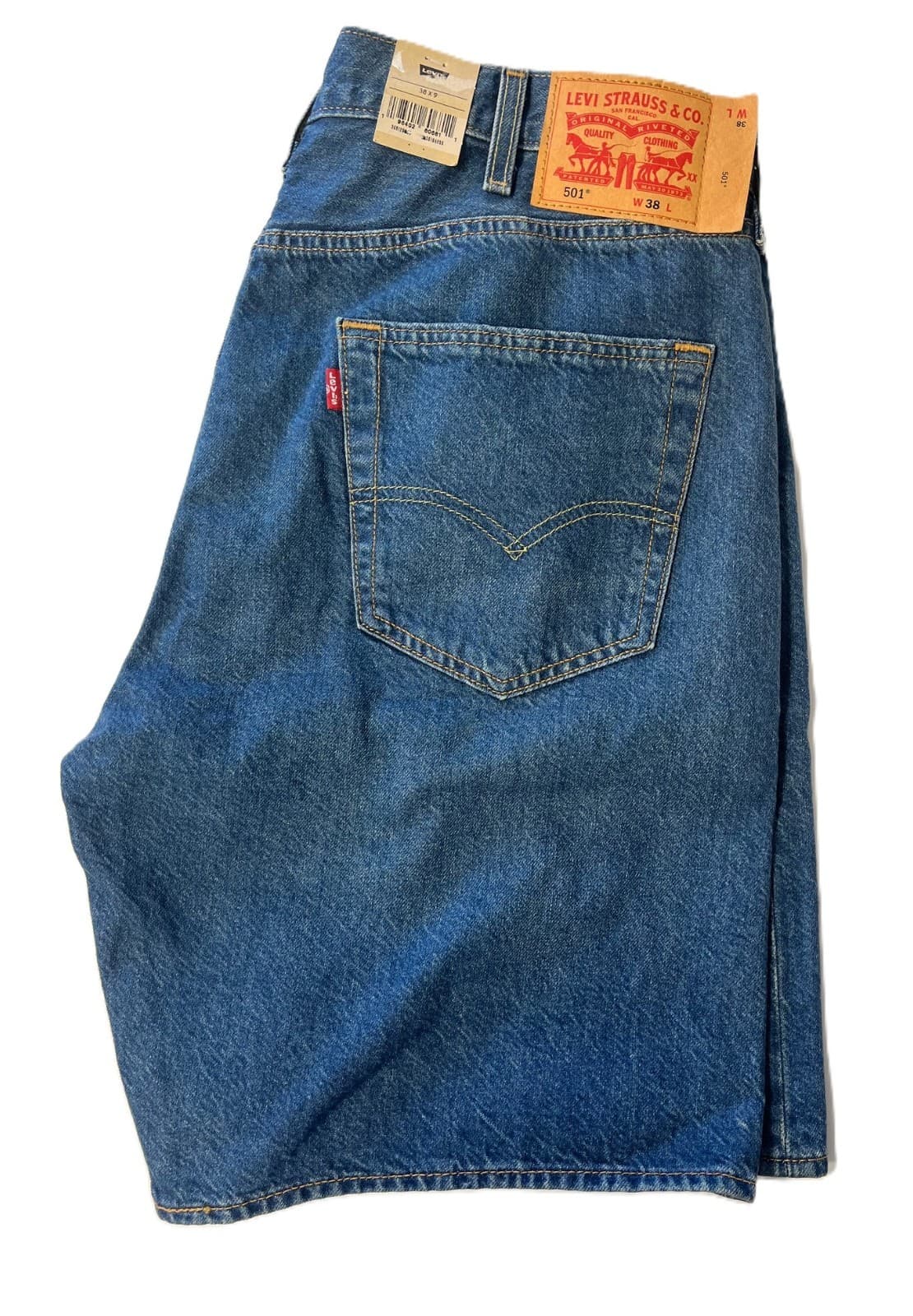 Levi's Men's 501 Shorts Size 38 x 9 NEW MSRP $59.50 Button Fly 100% Cotton