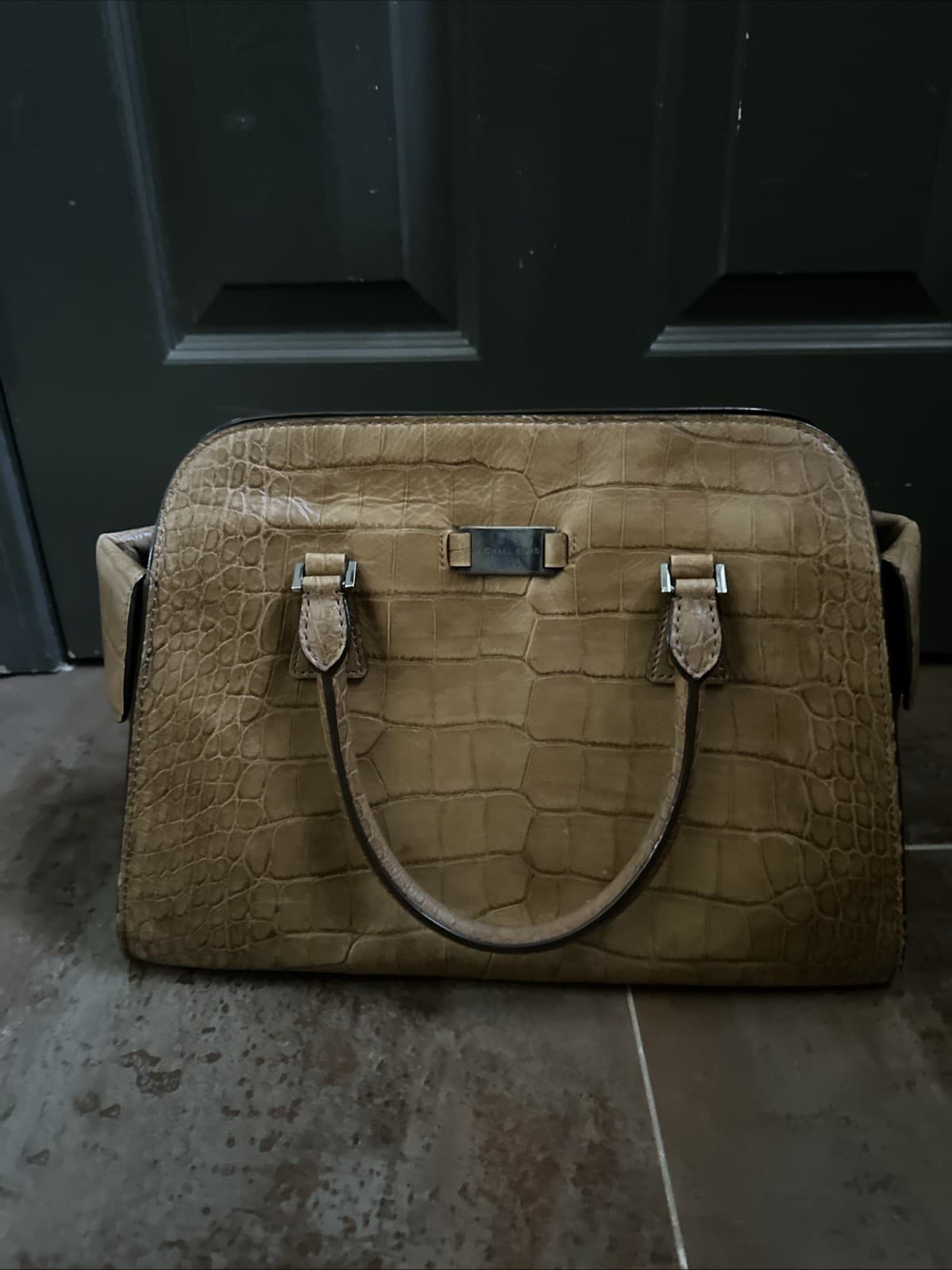 Michael Kors Women’s Bag Alligator Embossed Leather