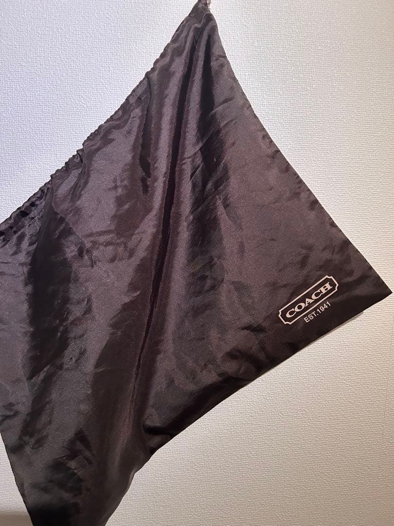 COACH 9966 Vintage Shoulder Bag Ziplock Leather Black Gold Hardware From Japan thumbnail 12