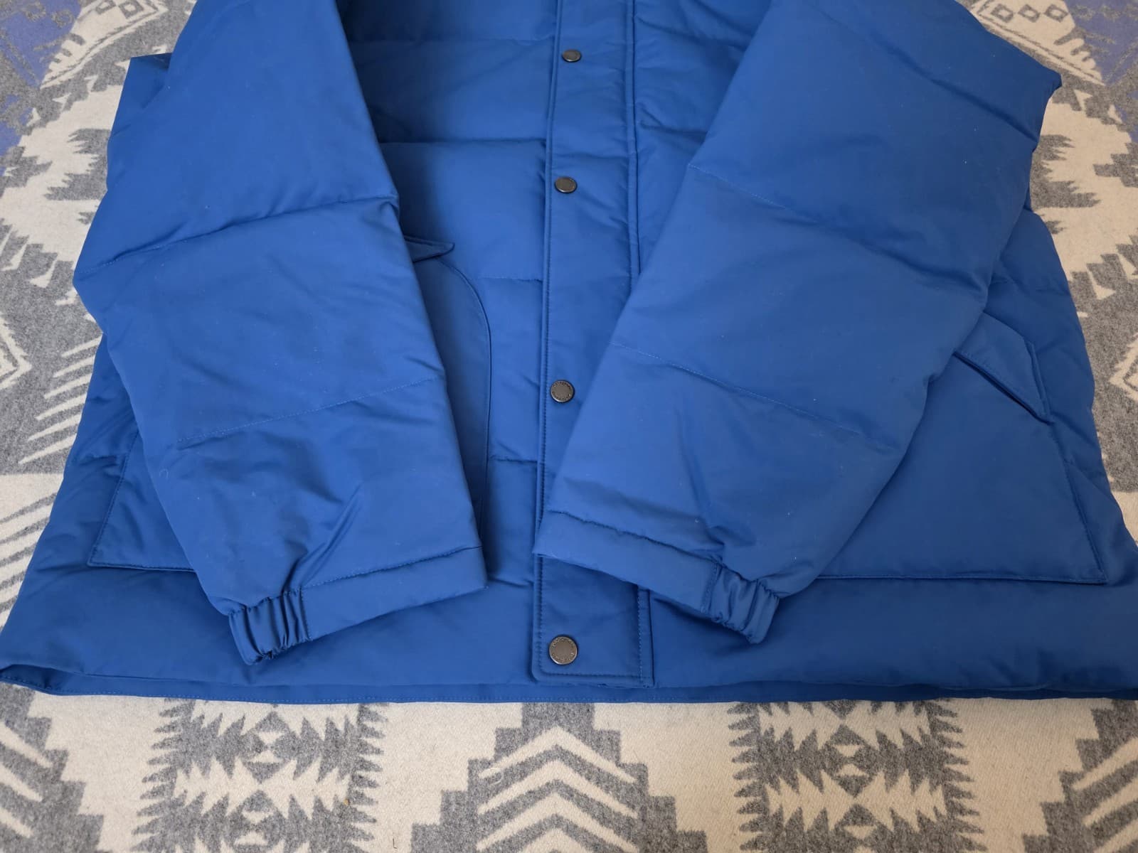 Patagonia Downdrift Jacket Down Insulated Coat Puffer Endless Blue Mens Sz L NWT thumbnail 4