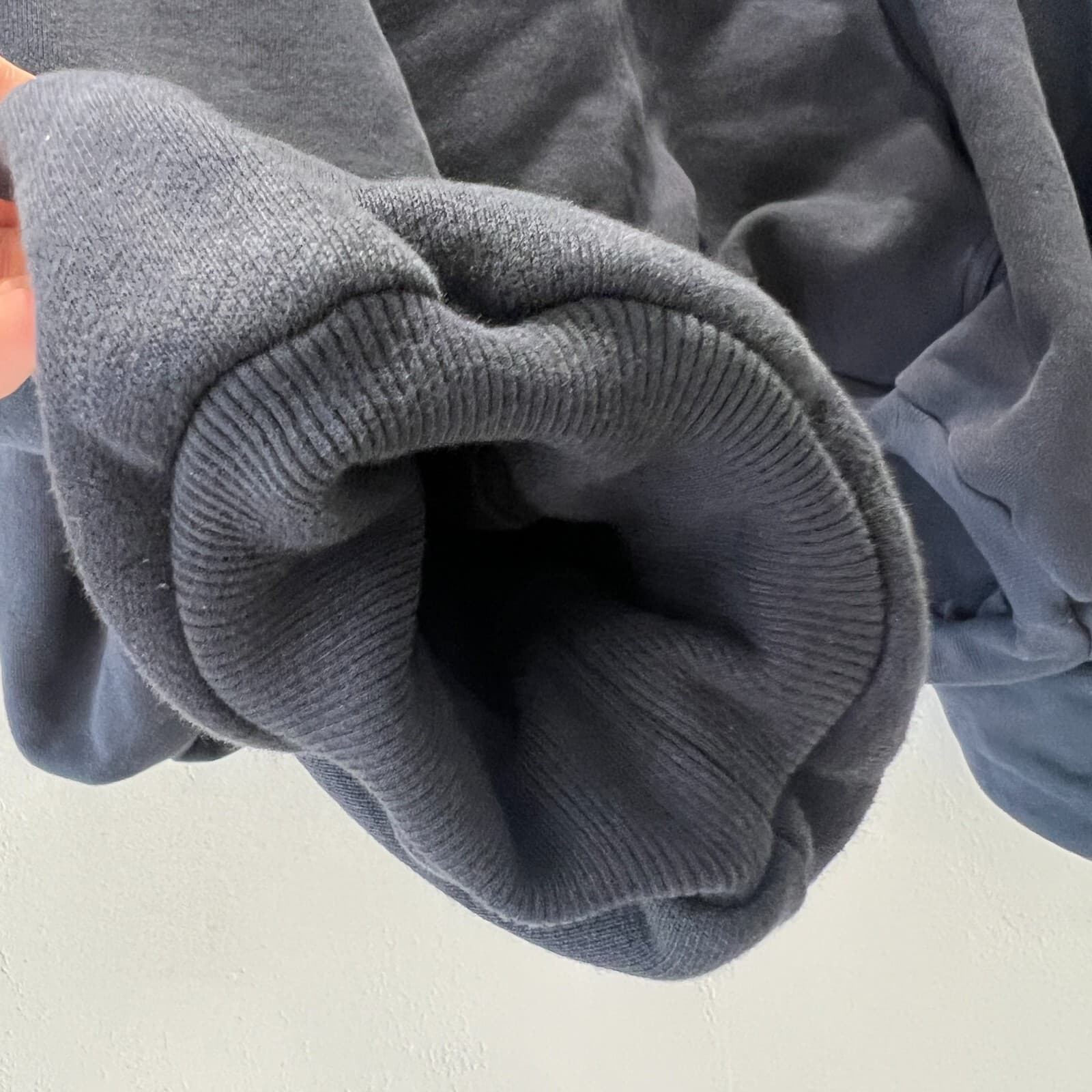 Yeezy Gap Engineered By Balenciaga Dove Hoodie Washed Black 472996-00 SIZE M thumbnail 7