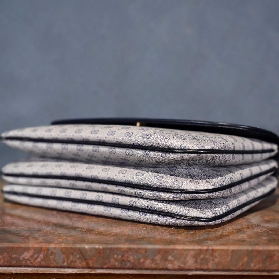 GUCCI Old Gucci GG Pattern Logo Shoulder Bag Made in Italy From Japan thumbnail 8