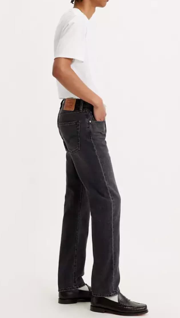 Levi's Men’s 501 Jeans Original Straight Fit Denim Pants 32x32 Black Wash NEW