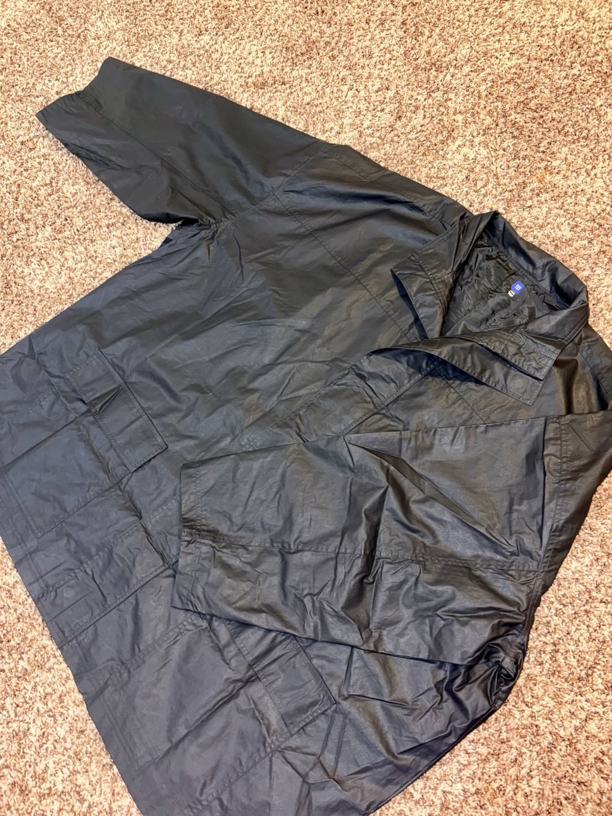 Yeezy Gap Coated Cotton Light Parka Size L Balenciaga Black thumbnail 5