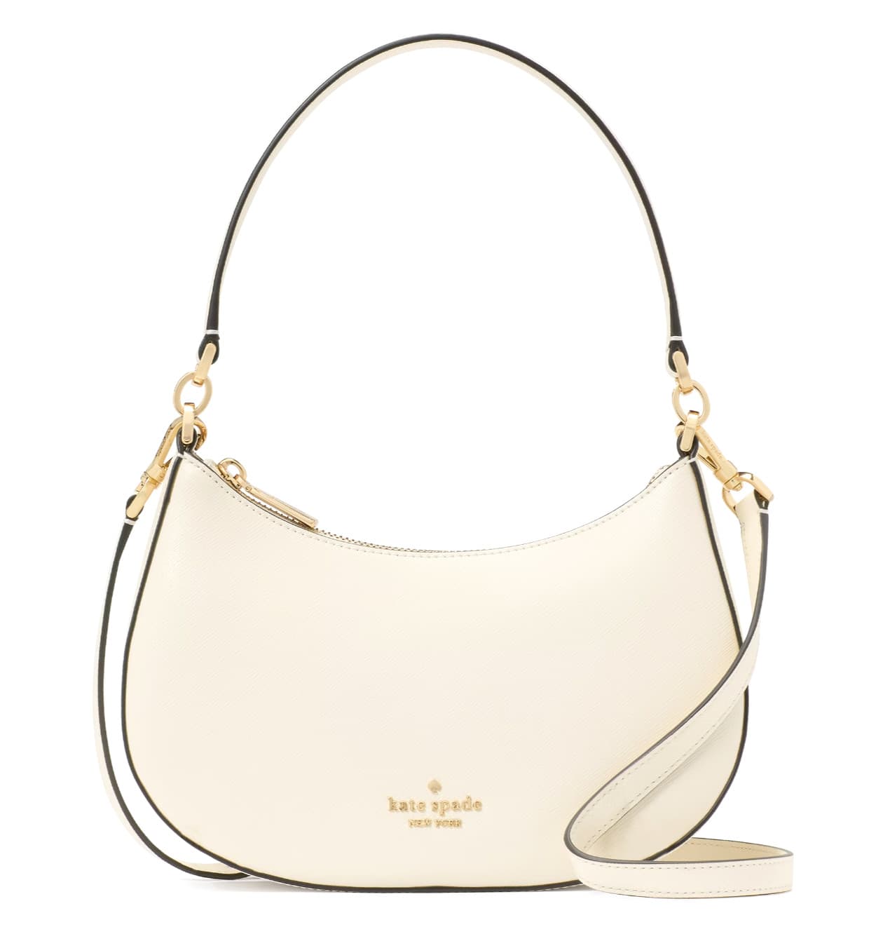 New Kate Spade Paige Shoulder Bag Saffiano Leather Meringue with Dust bag