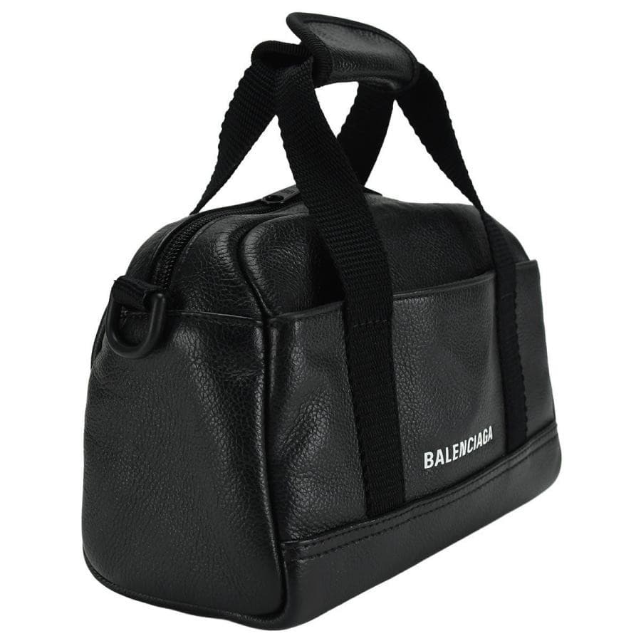 Balenciaga Duffel Bag Lather Black Auth From Japan RA thumbnail 24