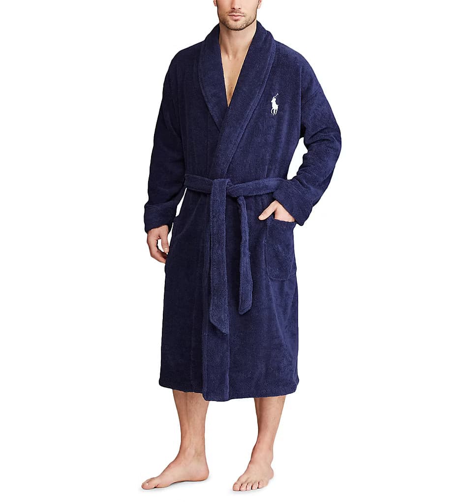 Polo Ralph Lauren RY22RT Tall Man 100% Cotton Shawl Terry Robe