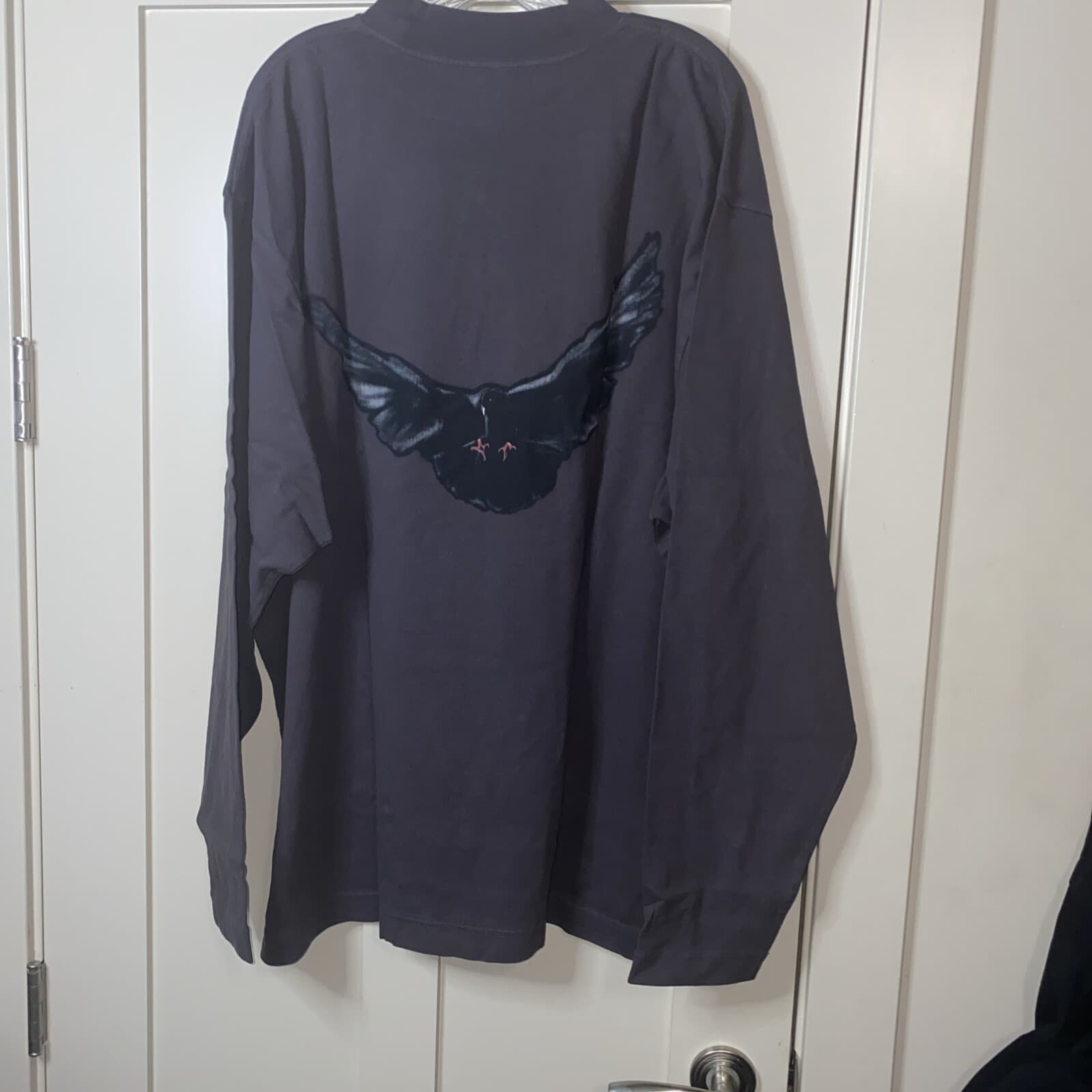 Yeezy × Gap × Balenciaga Dove Longsleeve Tee  × Size 2XL × New Dark Gray
