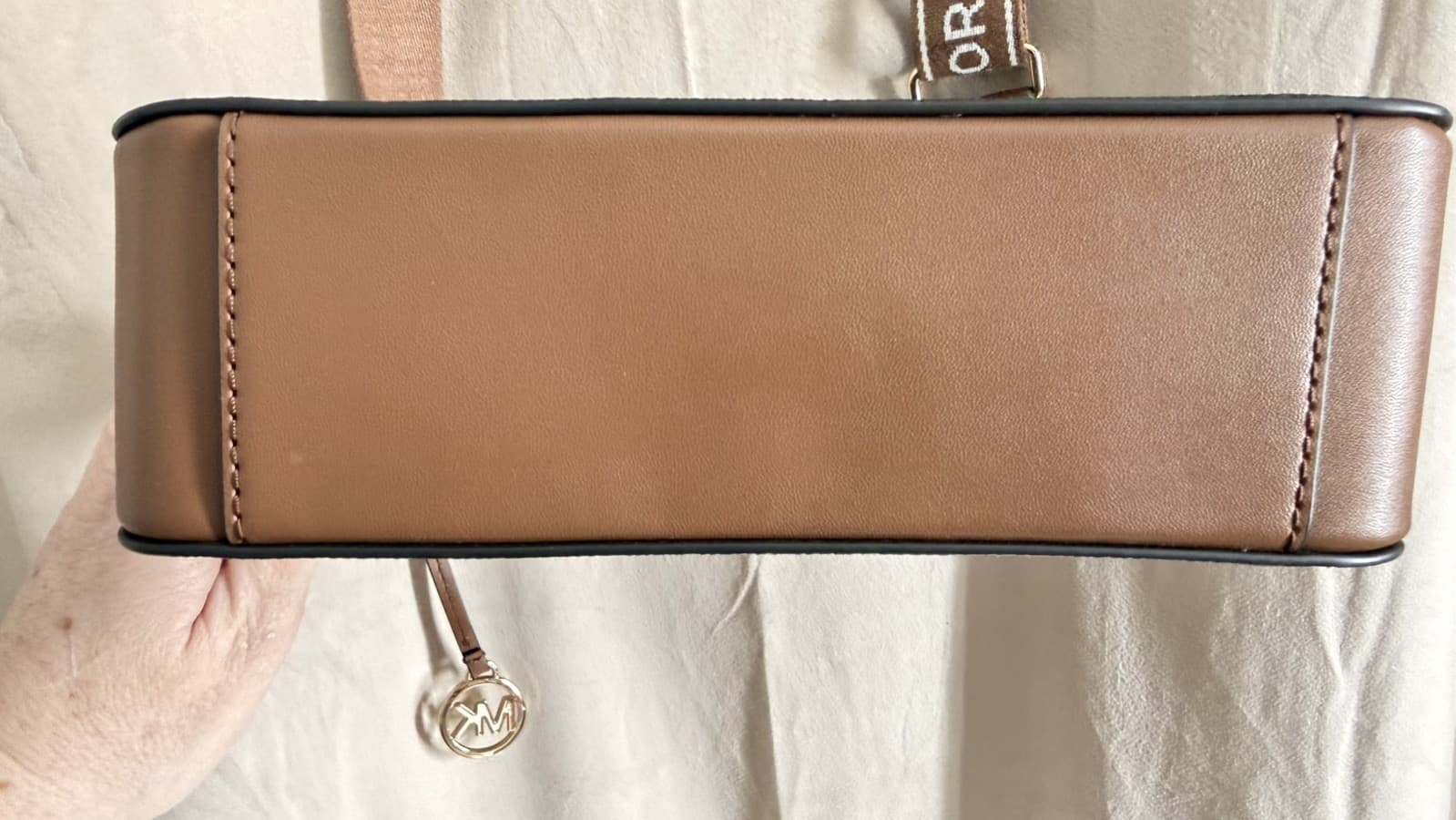 NWOT-Michael Kors Jet Set Travel Small Shoulder Messenger Bag MK Brown thumbnail 7