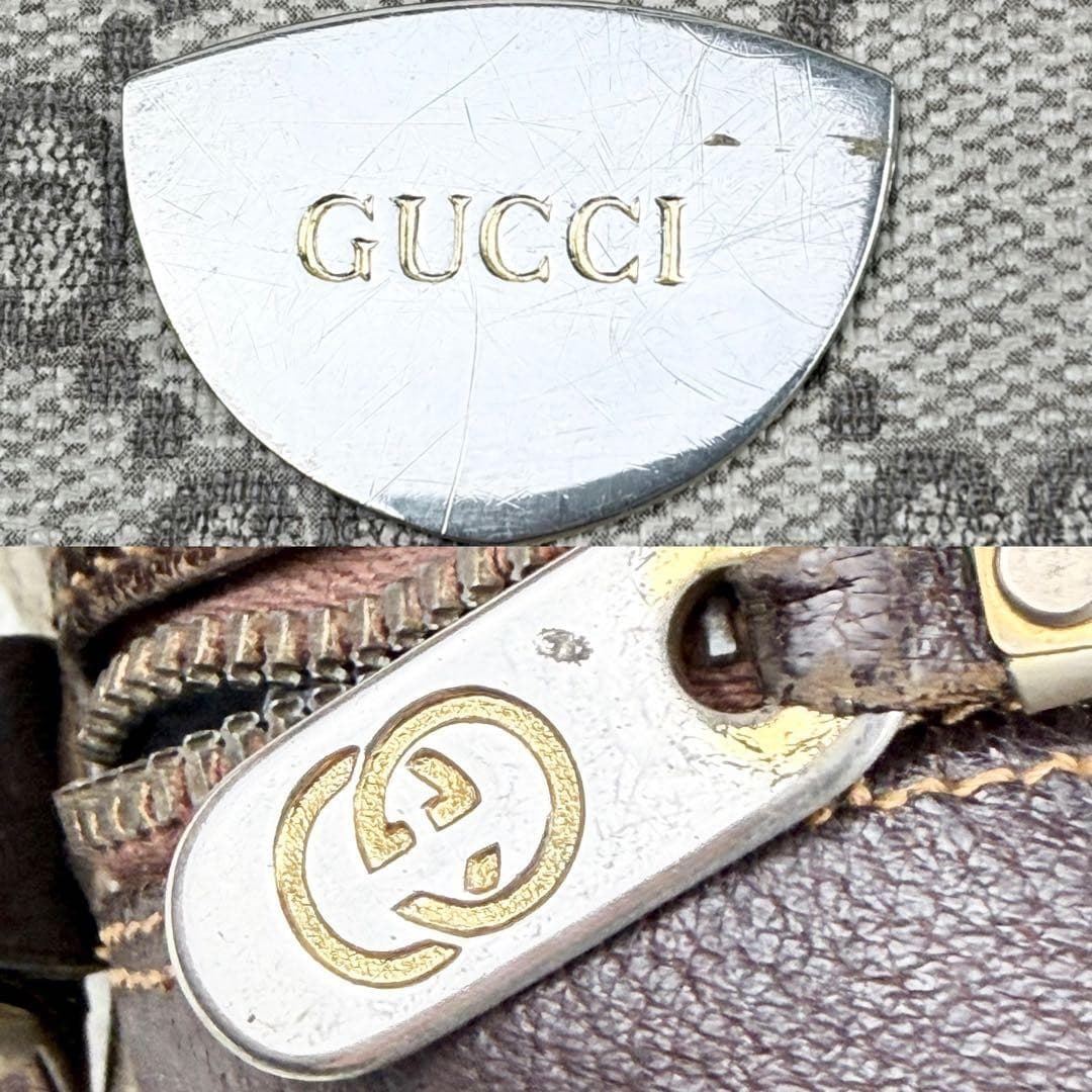 GUCCI Old GUCCI GG Supreme Diamante Shoulder Bag Brown Logo Hardware Italy thumbnail 20