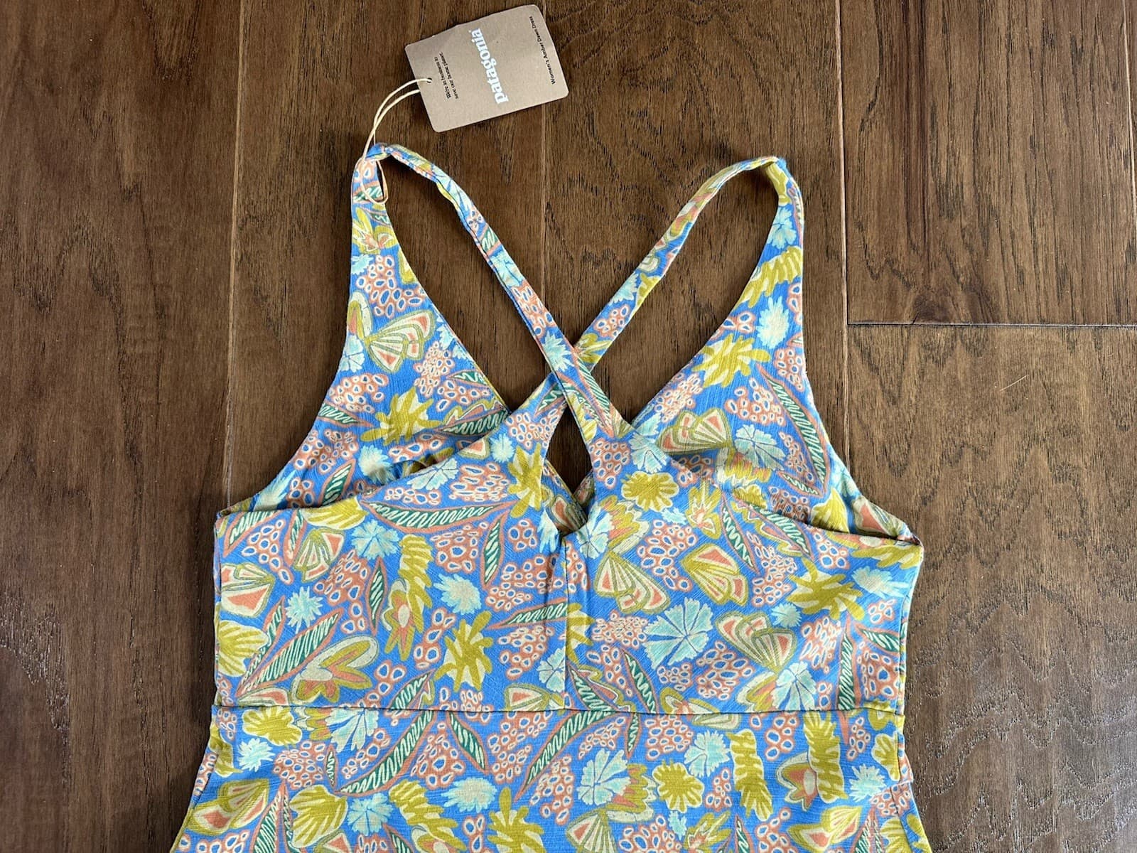 Patagonia NWT Amber Dawn Dress in Abundant Blue Women’s Size S thumbnail 13