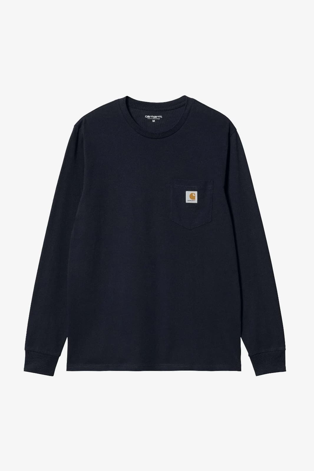 Carhartt WIP Long Sleeve Pocket T-Shirt - Dark Navy - Men's Large