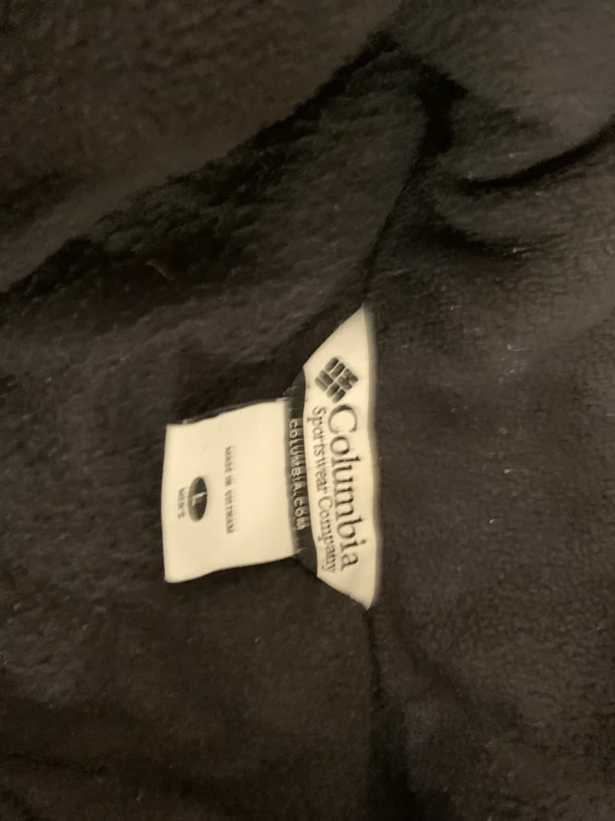 Columbia  Oregon Ducks Mens Fleece Jacket Full Zip Gray Size Large fleece thumbnail 3