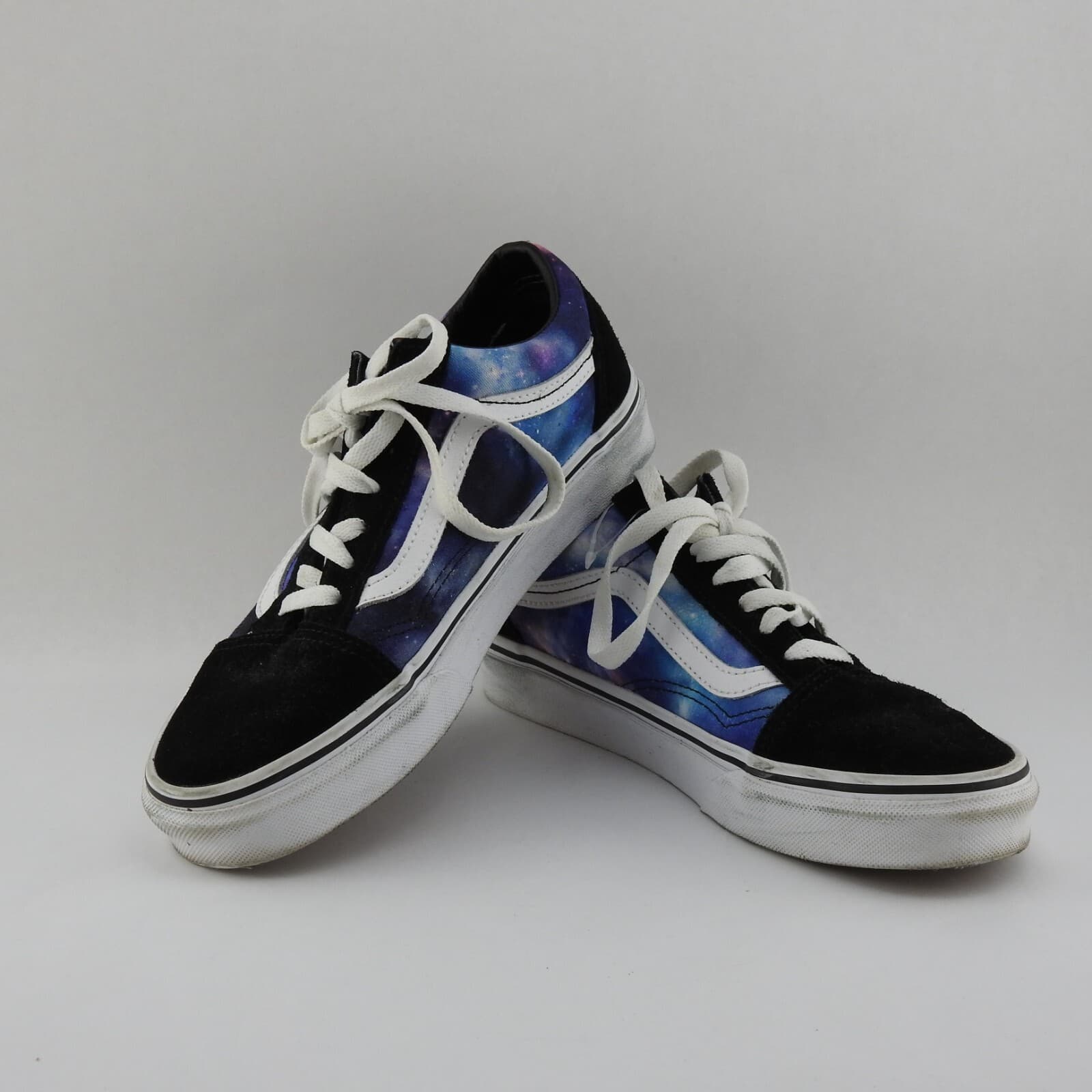 Vans Old Skool Galaxy & Black Skate Shoes Womens 7 Mens 5.5