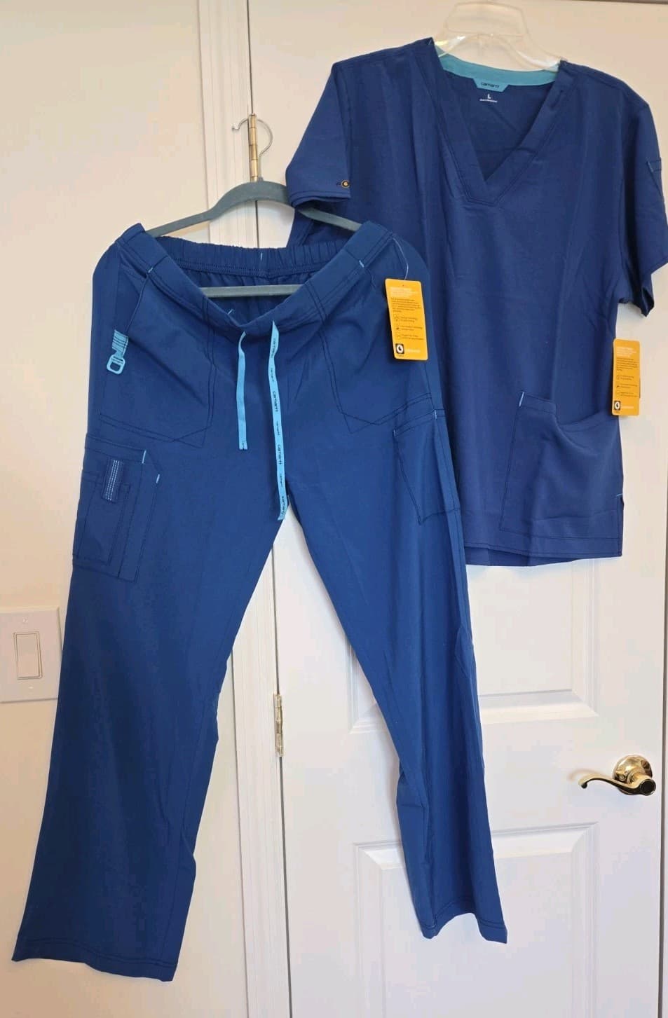 Carhartt Cross-Flex Women's Straight Fit Cargo Pant Size M and TOP Size L  NWT