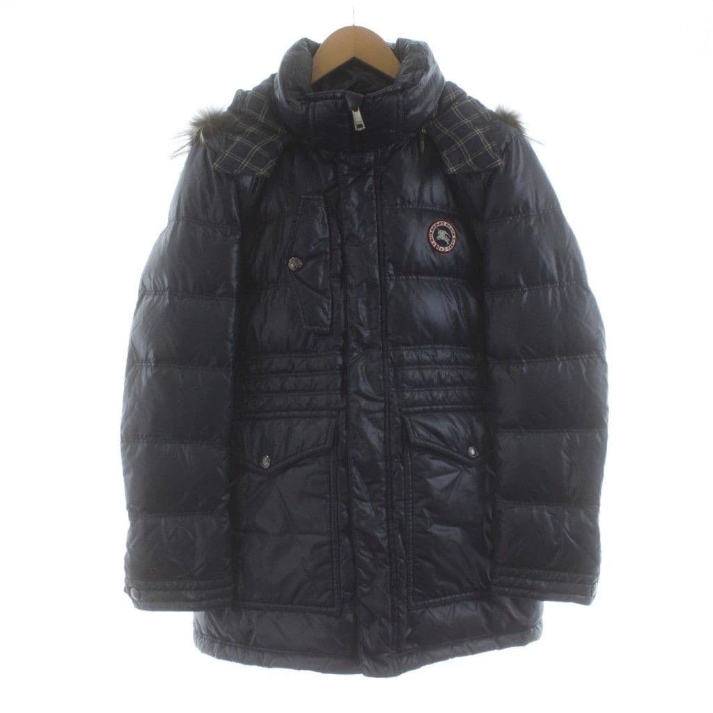 Burberry Black Label Down Jacket Navy Asian fit M US size S Authentic  Nylon