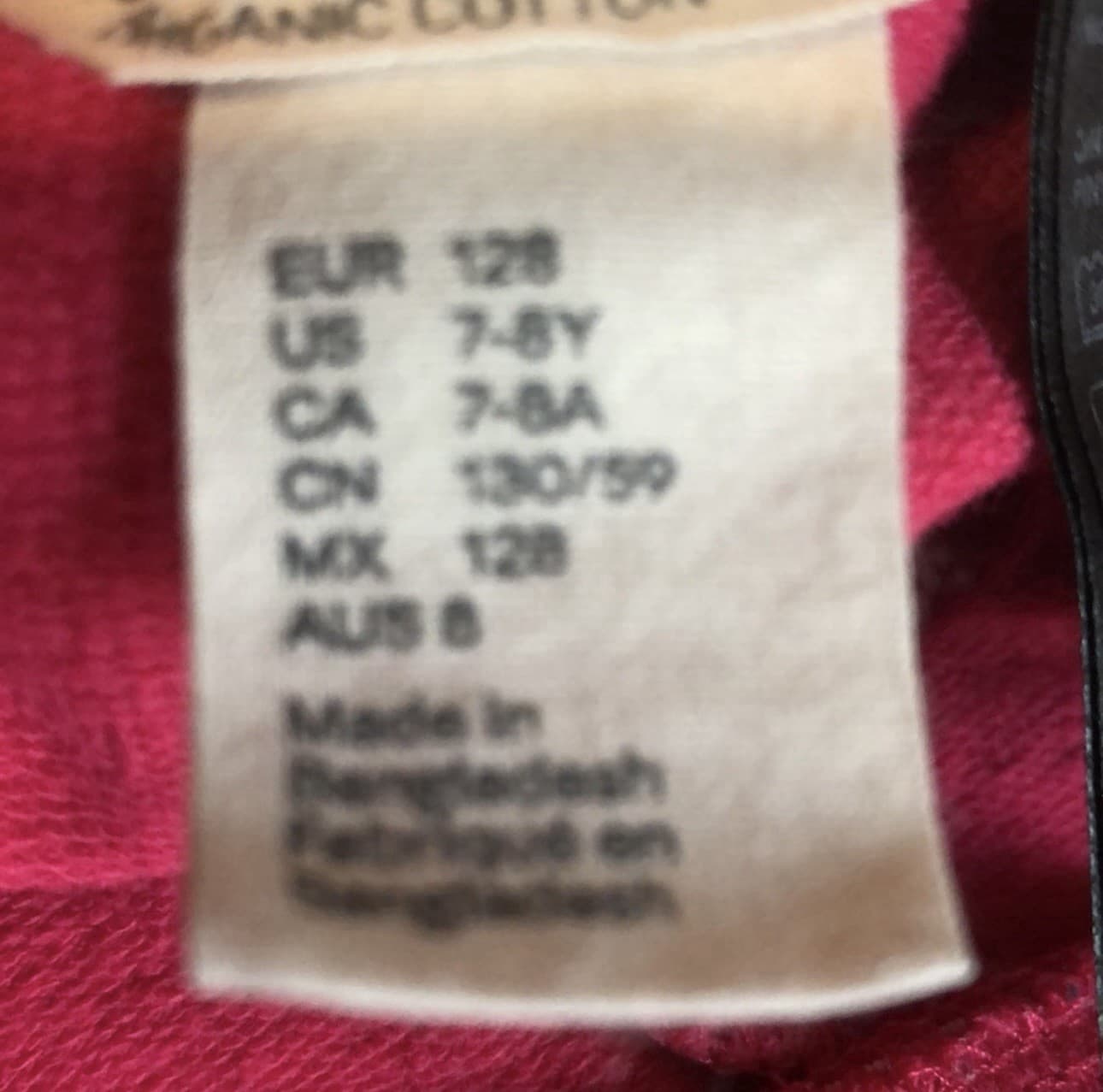 H&M Leggings Girls Pants Elastic Waist Pink Heart Pattern Pants Girls 7-8 Years thumbnail 9