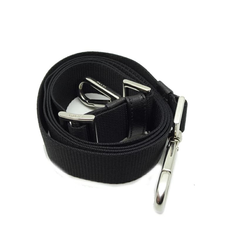 Prada 2Way Tote Nylon White Black Shoulder Bag Vintage Authentic thumbnail 10