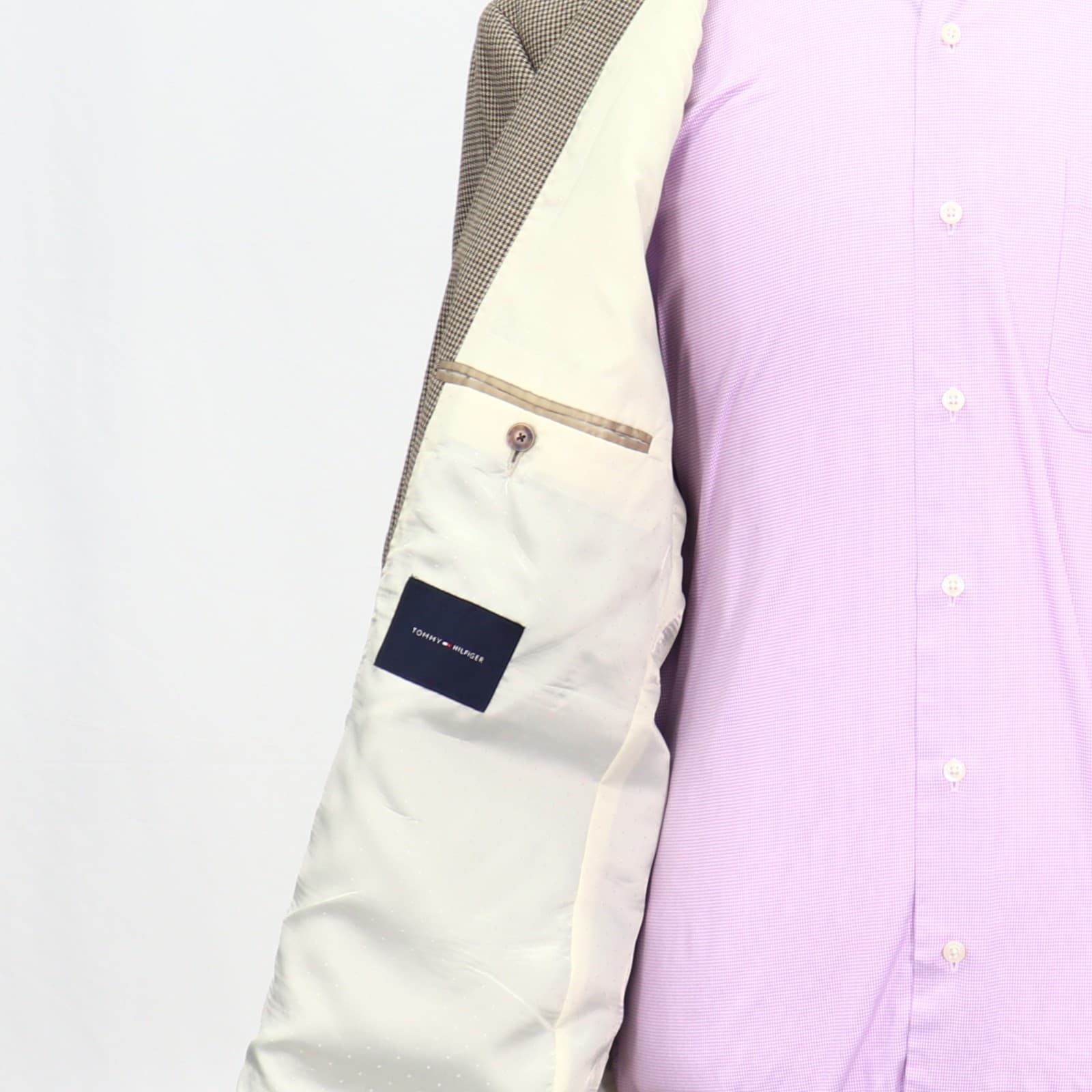 Tommy Hilfiger 50R Brown Sport Coat Blazer Jacket HT 2-Button Polyester thumbnail 9