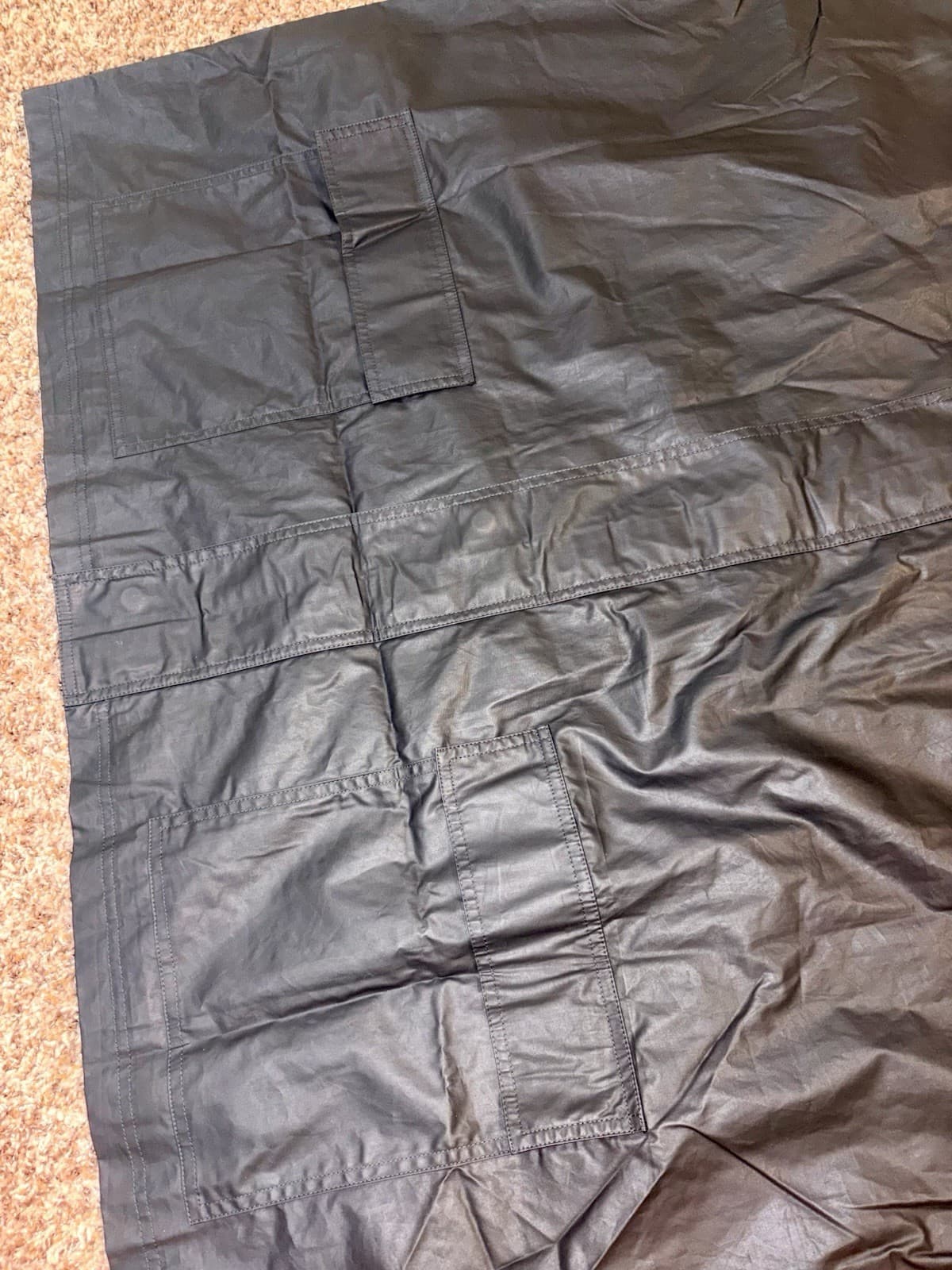 Yeezy Gap Coated Cotton Light Parka Size L Balenciaga Black thumbnail 4