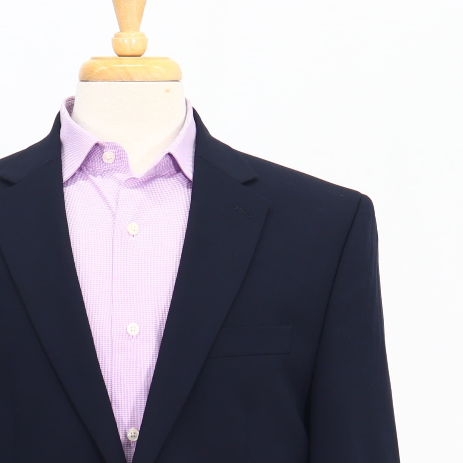 Michael Kors 40R Navy Sport Coat Blazer Jacket Solid 2-Button Wool Blend thumbnail 5