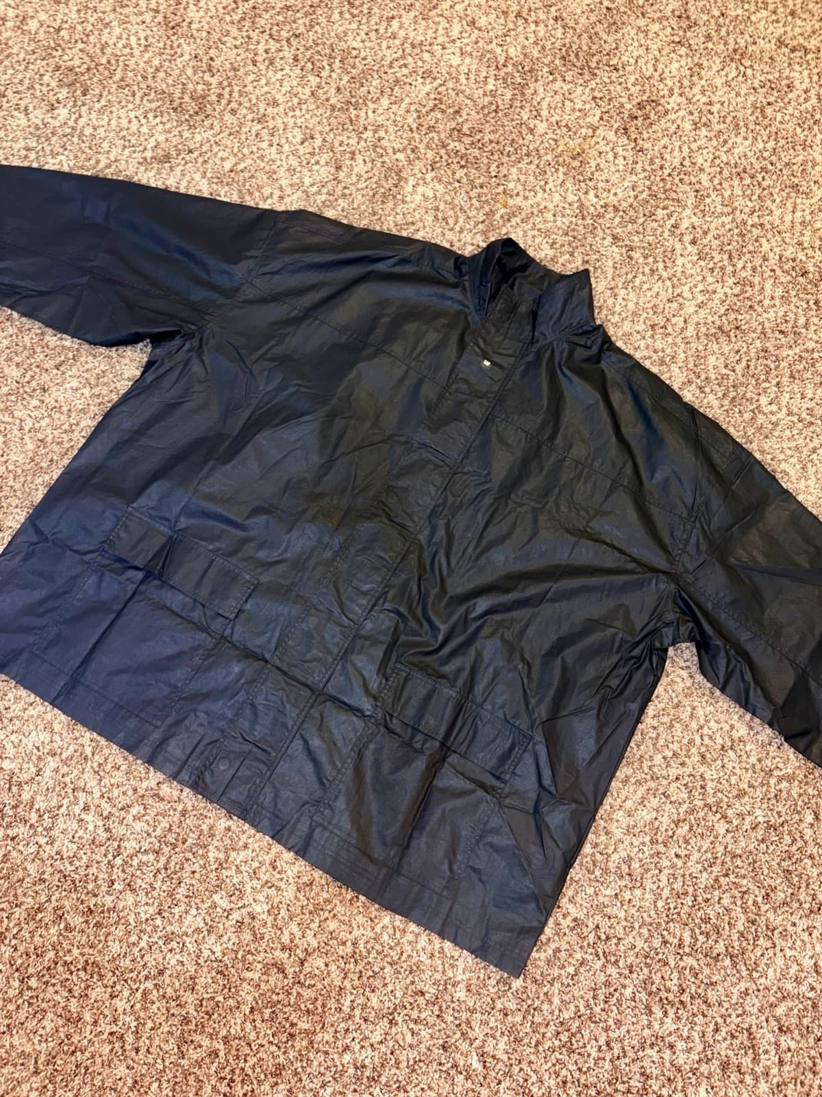 Yeezy Gap Coated Cotton Light Parka Size L Balenciaga Black thumbnail 2