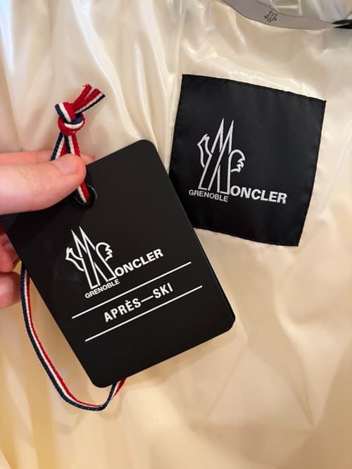 Moncler White Hanoverian Down Coat - Unreleased, from Jan 31 Aspen Fashion Show thumbnail 5