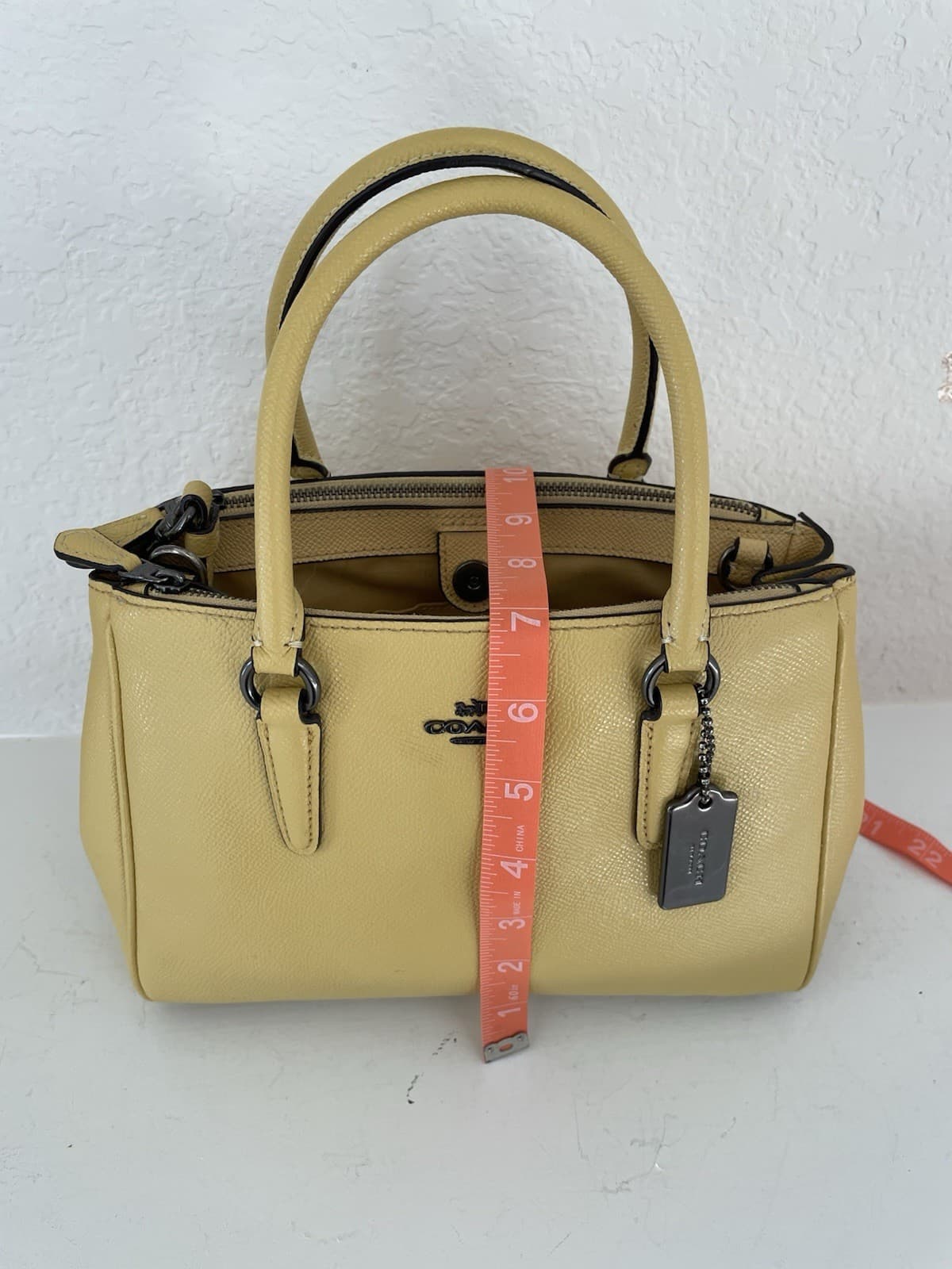 Coach Mini Surrey Carryall Crossbody in Viridian Green With Matching Wallet Coin thumbnail 12