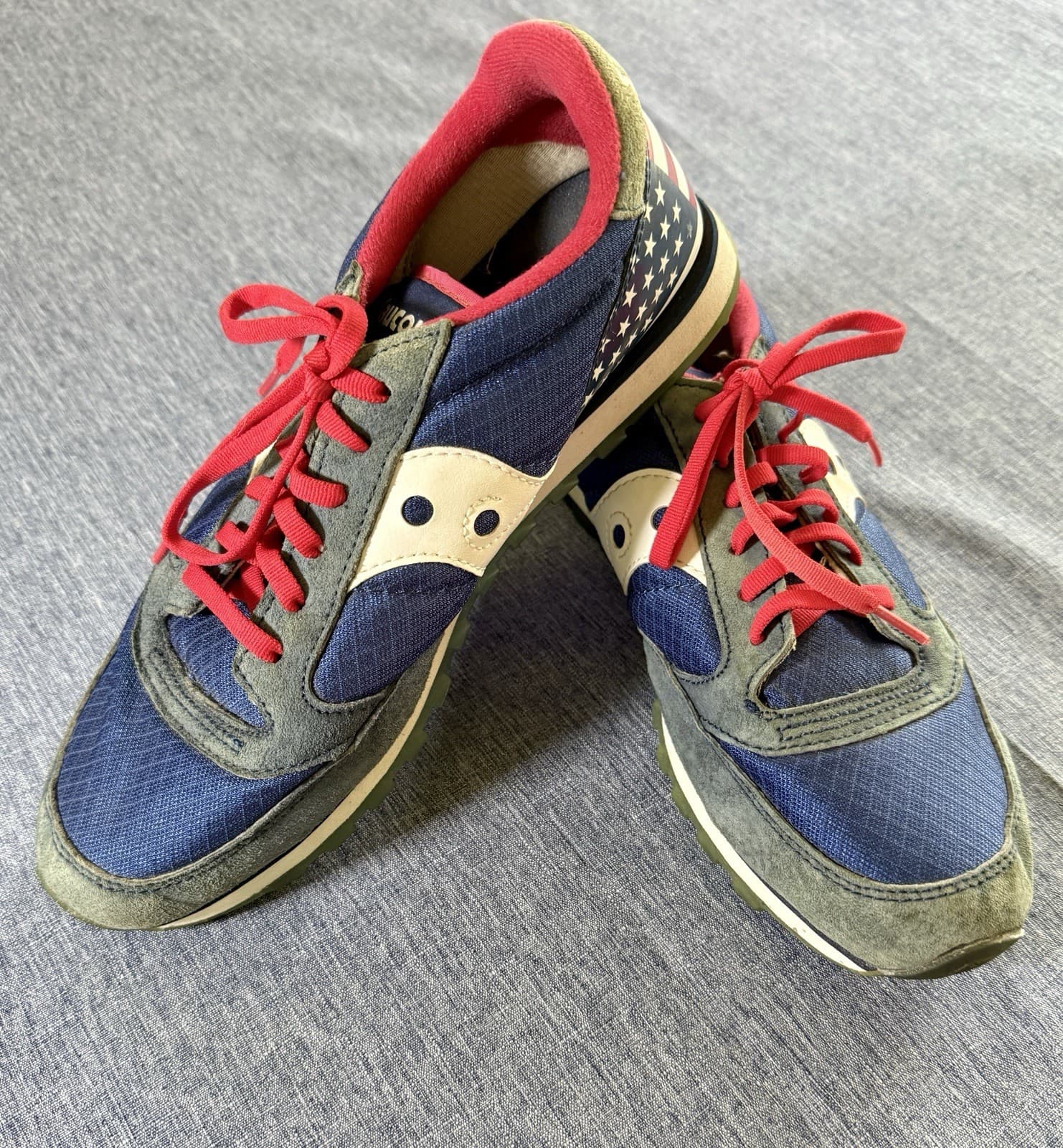 Saucony Men’s Jazz Low Pro USA 4th Of July Sz 8 Retro Sporty Preppy 80's