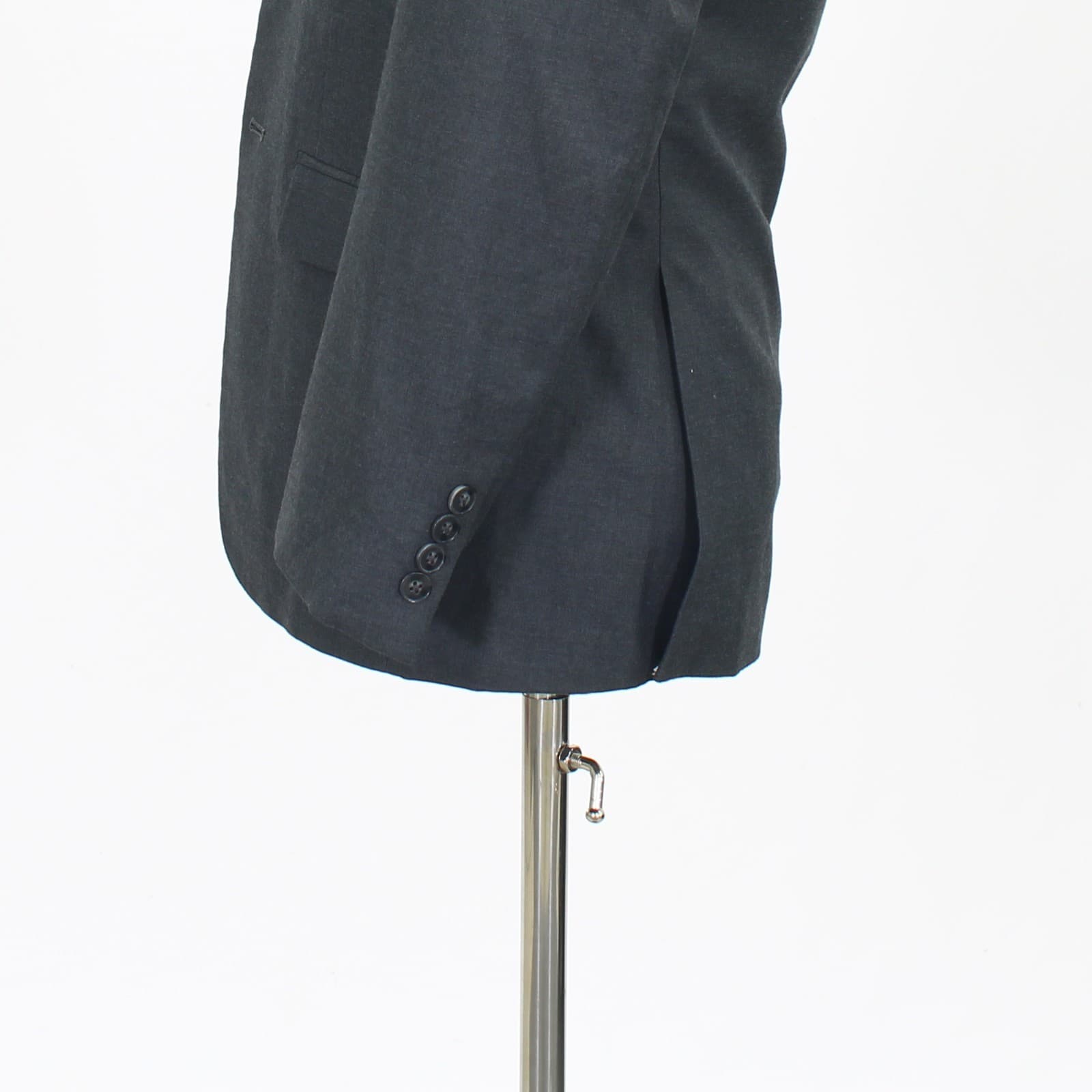 Calvin Klein 36S Gray Sport Coat Blazer Jacket Solid 2-Button Wool thumbnail 8