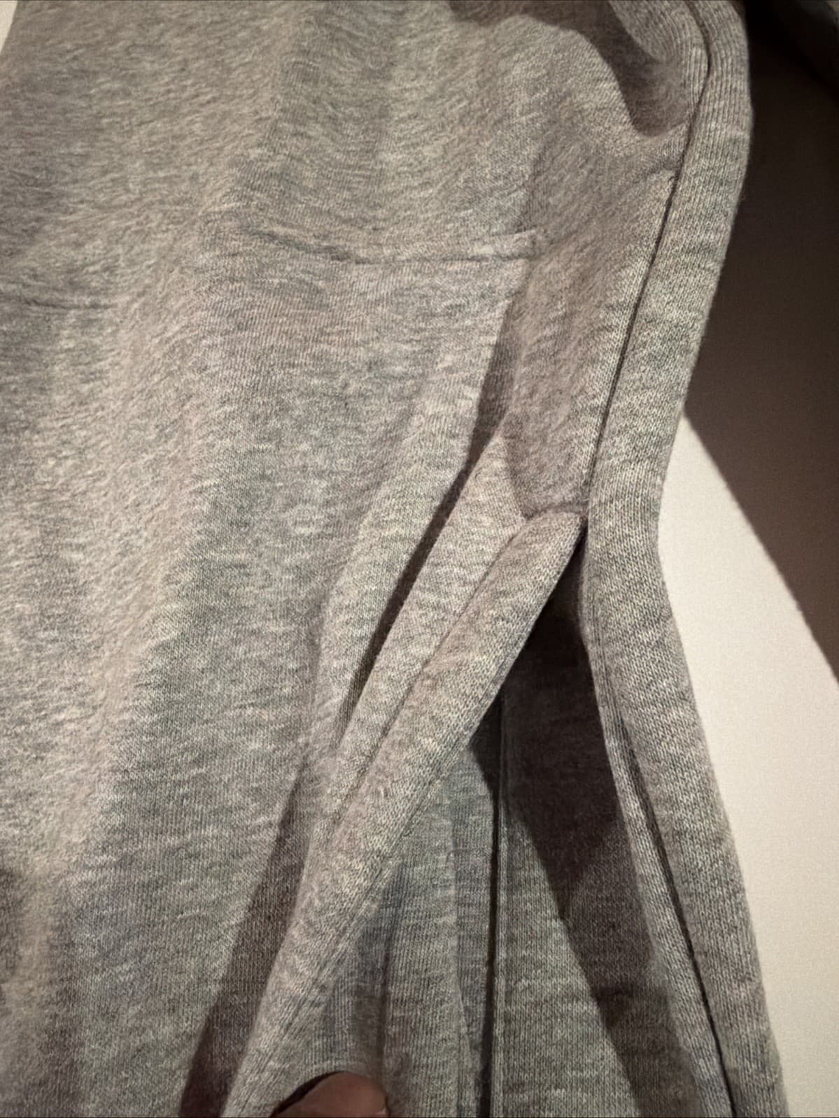 Nike WNBA Chicago Sky Club Men's Half-Zip Top Sz L II0554 Grey NWT Cotton Blend thumbnail 4