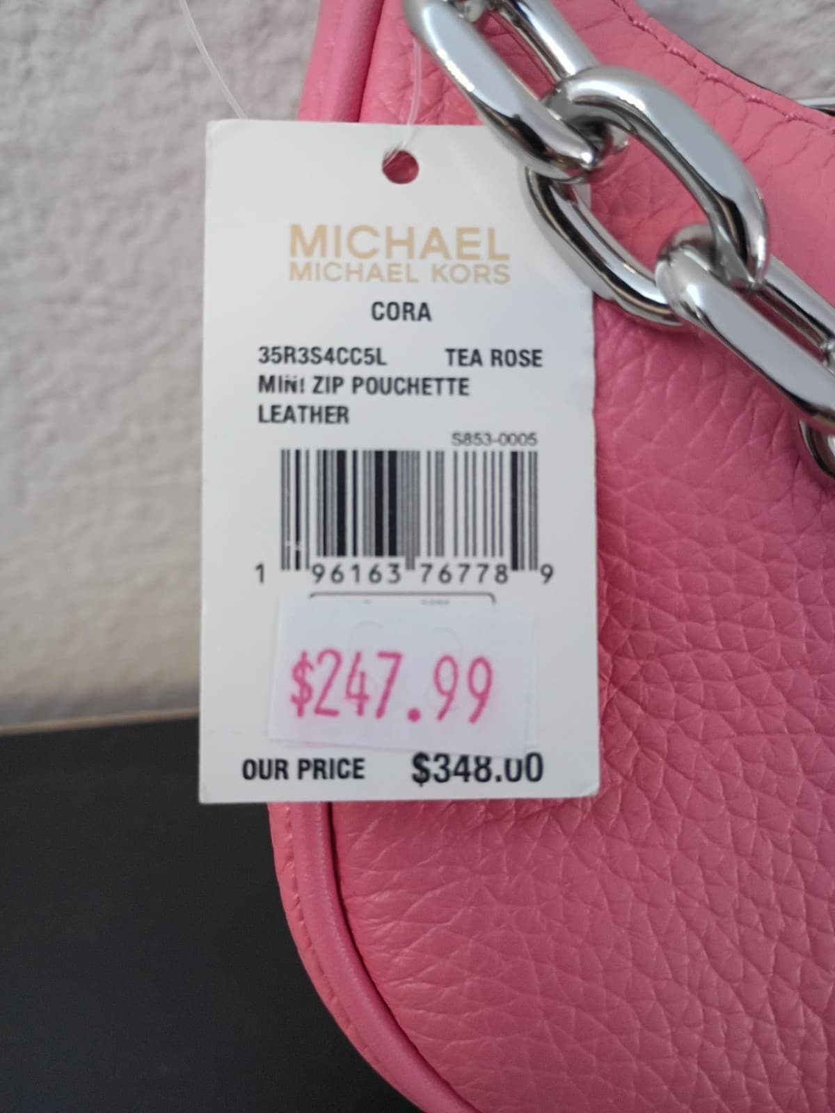 Coach  Crossbody Handbag CP008 Eliza True Pink Smooth Leather thumbnail 9