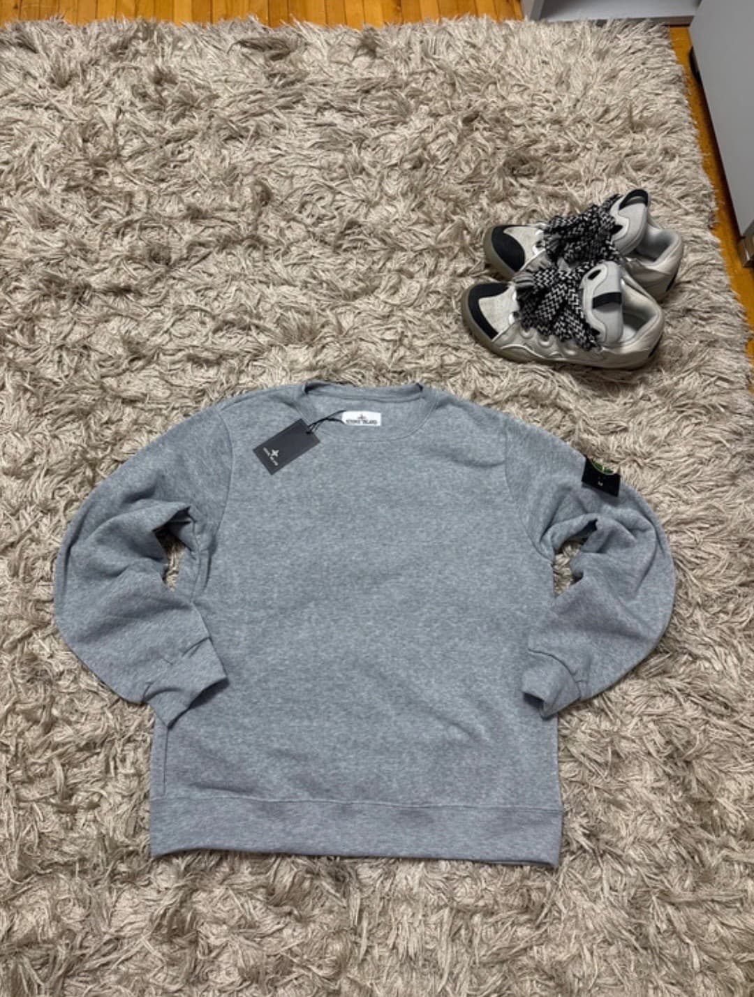 stone island hoodie medium