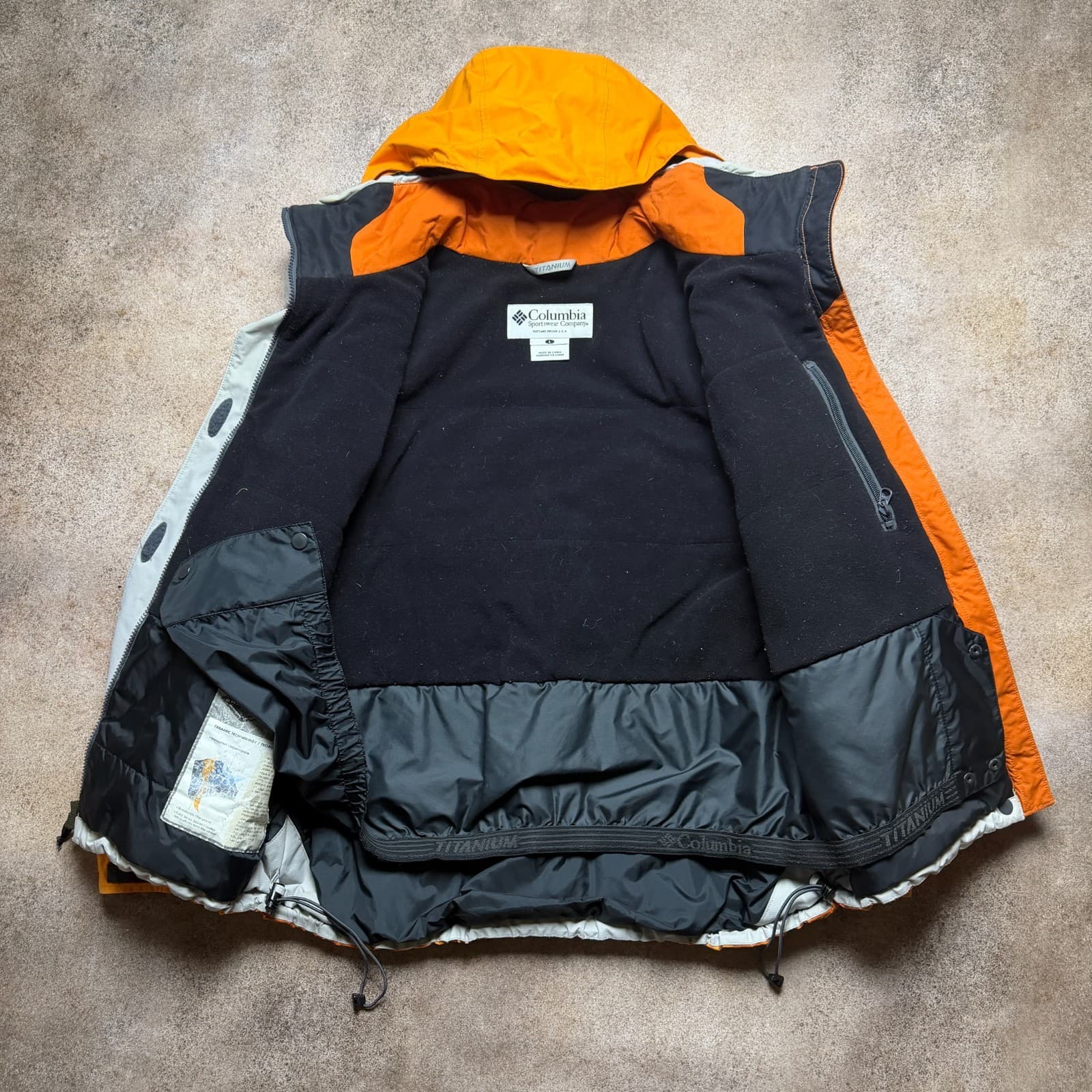 ⭐ Columbia Titanium Omni-Tech Ski Waterproof Windbreaker Jacket Men`s L thumbnail 10