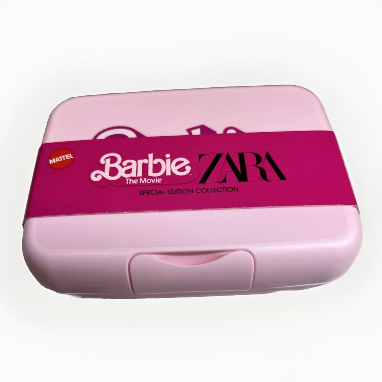 Barbie the Movie x Zara Pink Lunch Box/ Special Edition School Snack Pot/MATTEL