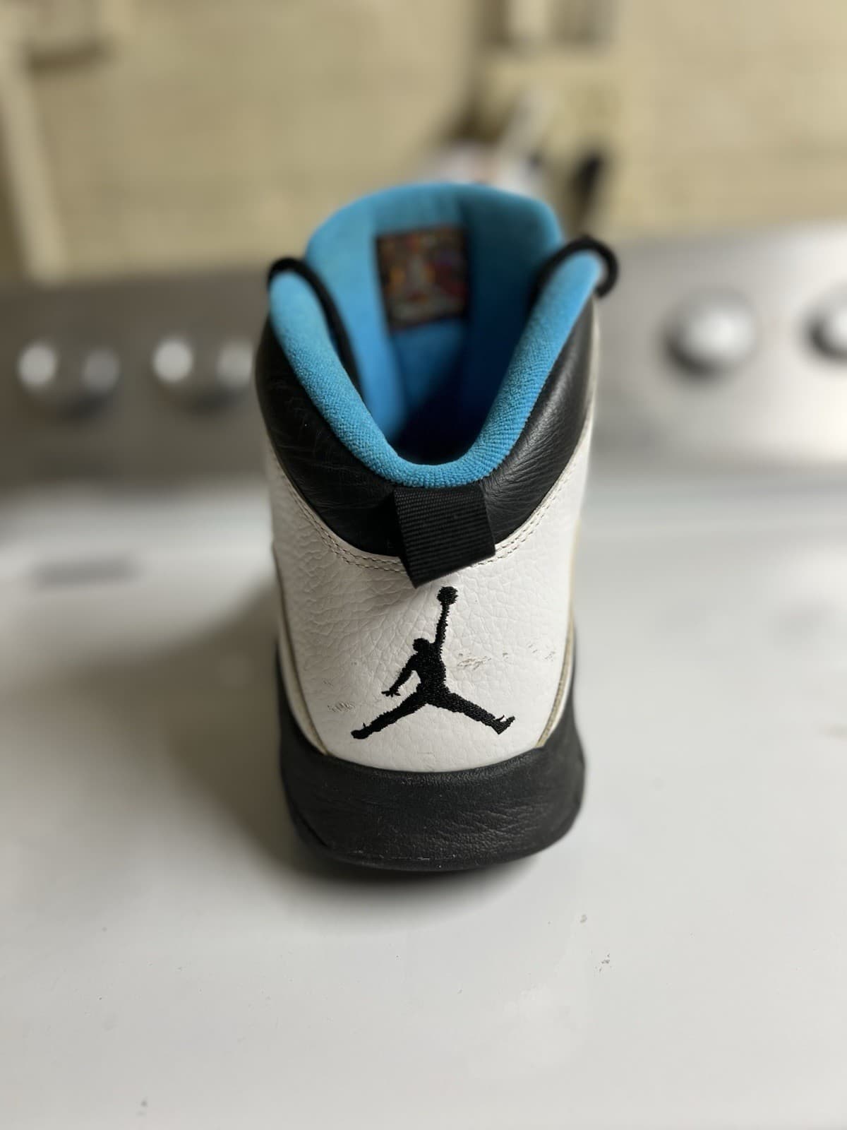 Jordan 10 Retro Powder Blue 2014 White Black Men’s With Original Box, Size 12 thumbnail 8