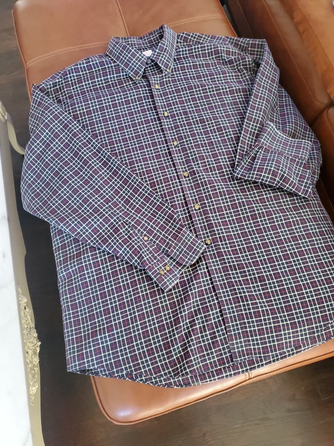 NWOT! BROOKS BROTHERS 1818 Dress Shirt Mens Size XXL Cotton Beautifull