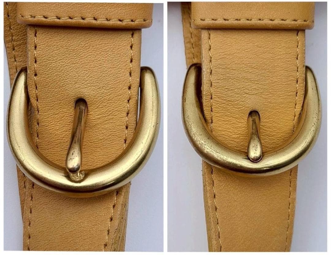 COACH 4133 Vintage Tote Shoulder Bag Ziplock Leather Beige Gold Hardware Japan thumbnail 12