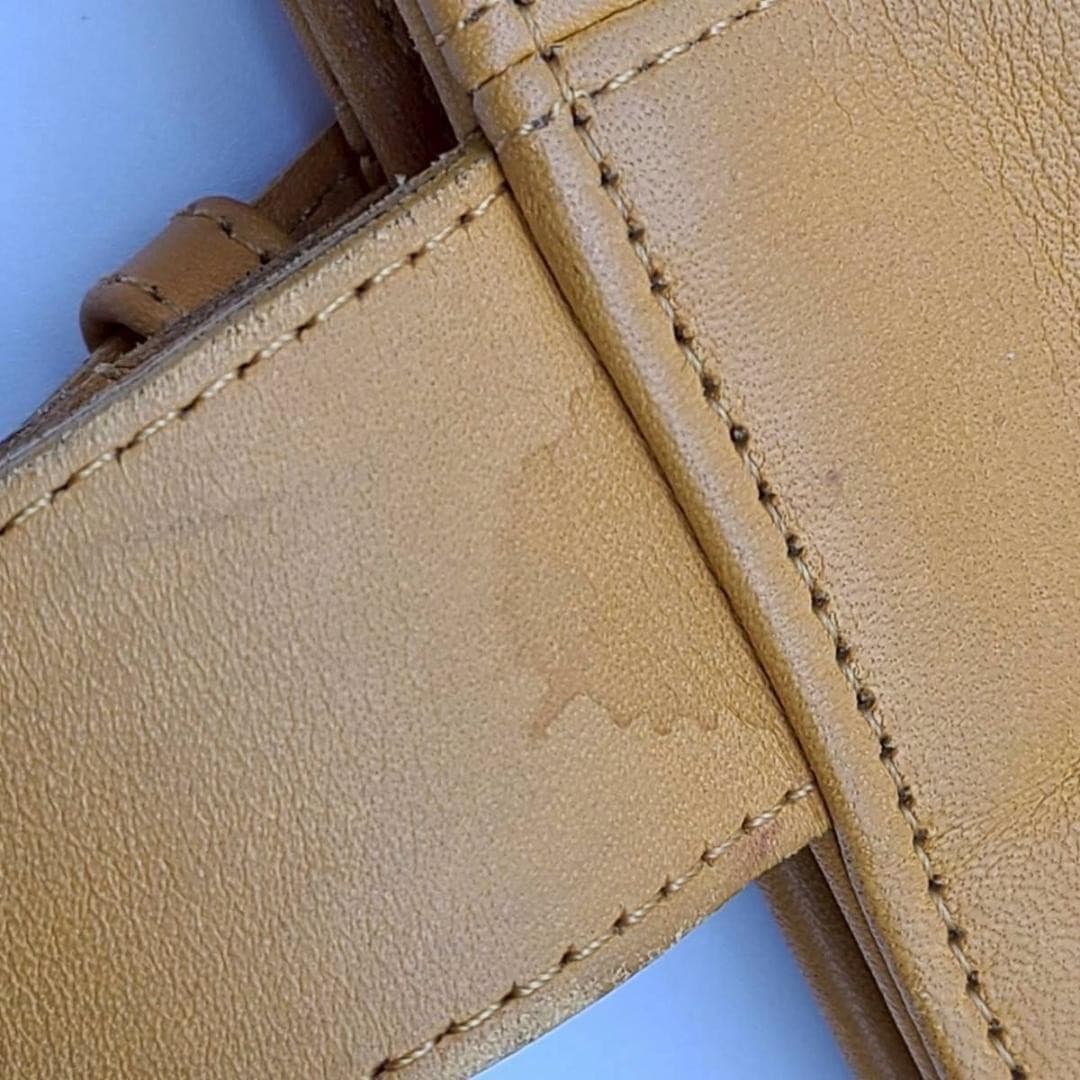 COACH 4133 Vintage Tote Shoulder Bag Ziplock Leather Beige Gold Hardware Japan thumbnail 14