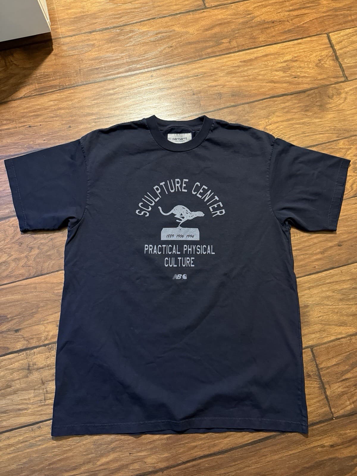 Carhartt WIP X New Balance T-Shirt Indigo Dyed Medium