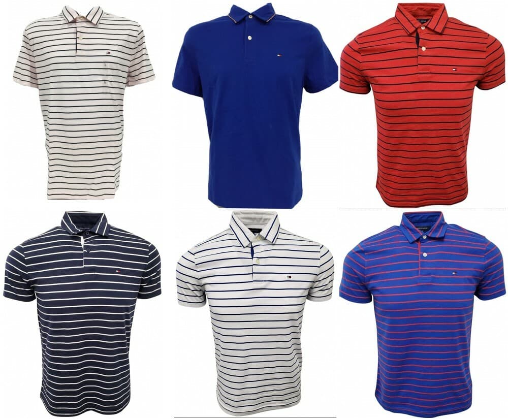 Tommy Hilfiger Mens Polo Shirt Casual Fit Soft Cotton 